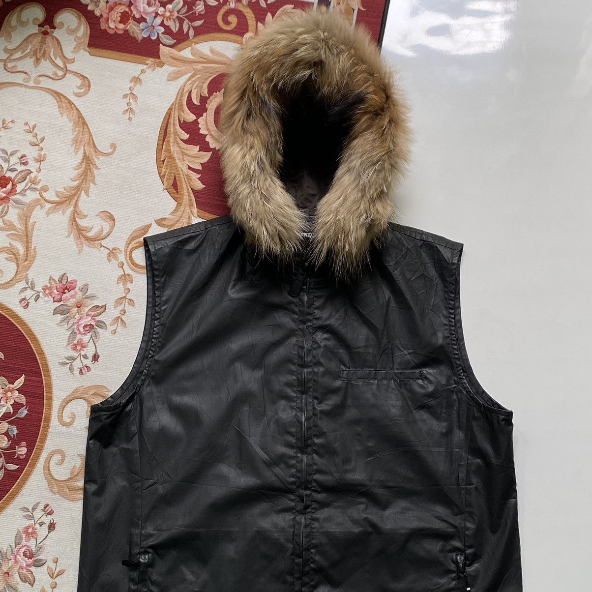 If Six Was Nine × Le Grande Bleu (L.G.B.) × Tornado Mart RARE❤️‍🔥 Tornado mart fur Vest Size US M / EU 48-50 / 2 - 2 Thumbnail
