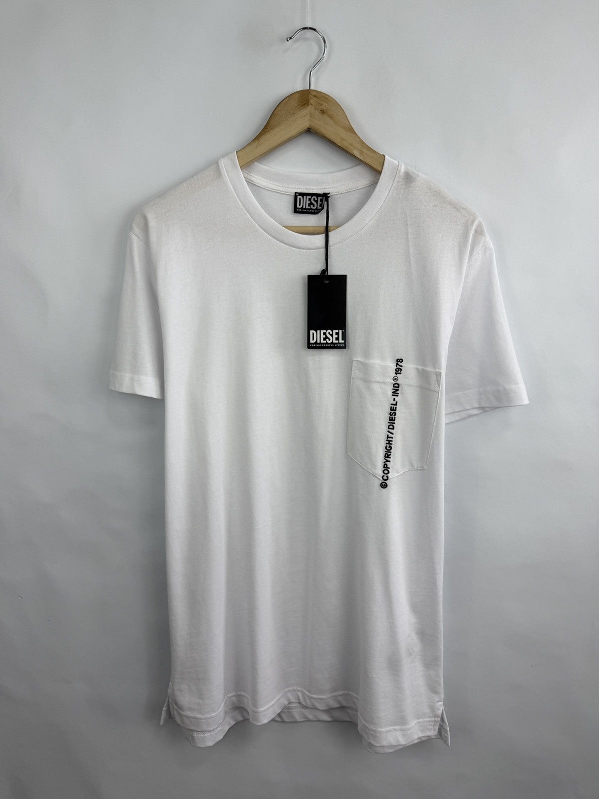 Diesel 🇺🇸❗️NEW Diesel For Successful Living T-Shirt Y2K Size US XL / EU 56 / 4 - 7 Thumbnail