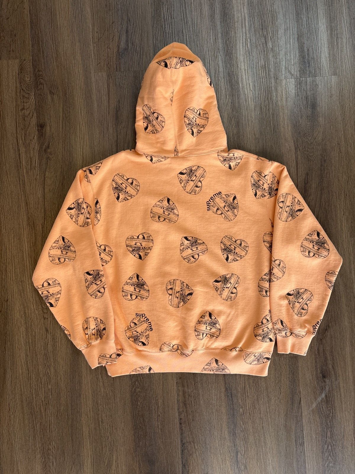 Supreme Love Cash Hooded Sweatshirt M