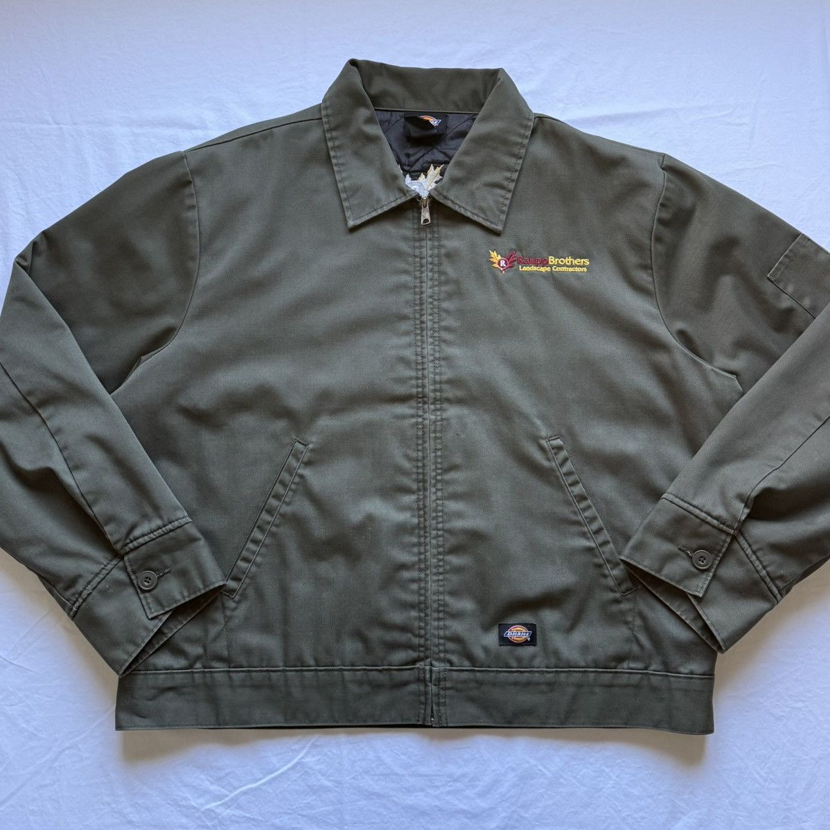 Dickies Vintage Dickies Insulated Eisenhower Jacket Moss Green XL Size US XL / EU 56 / 4 - 5 Thumbnail