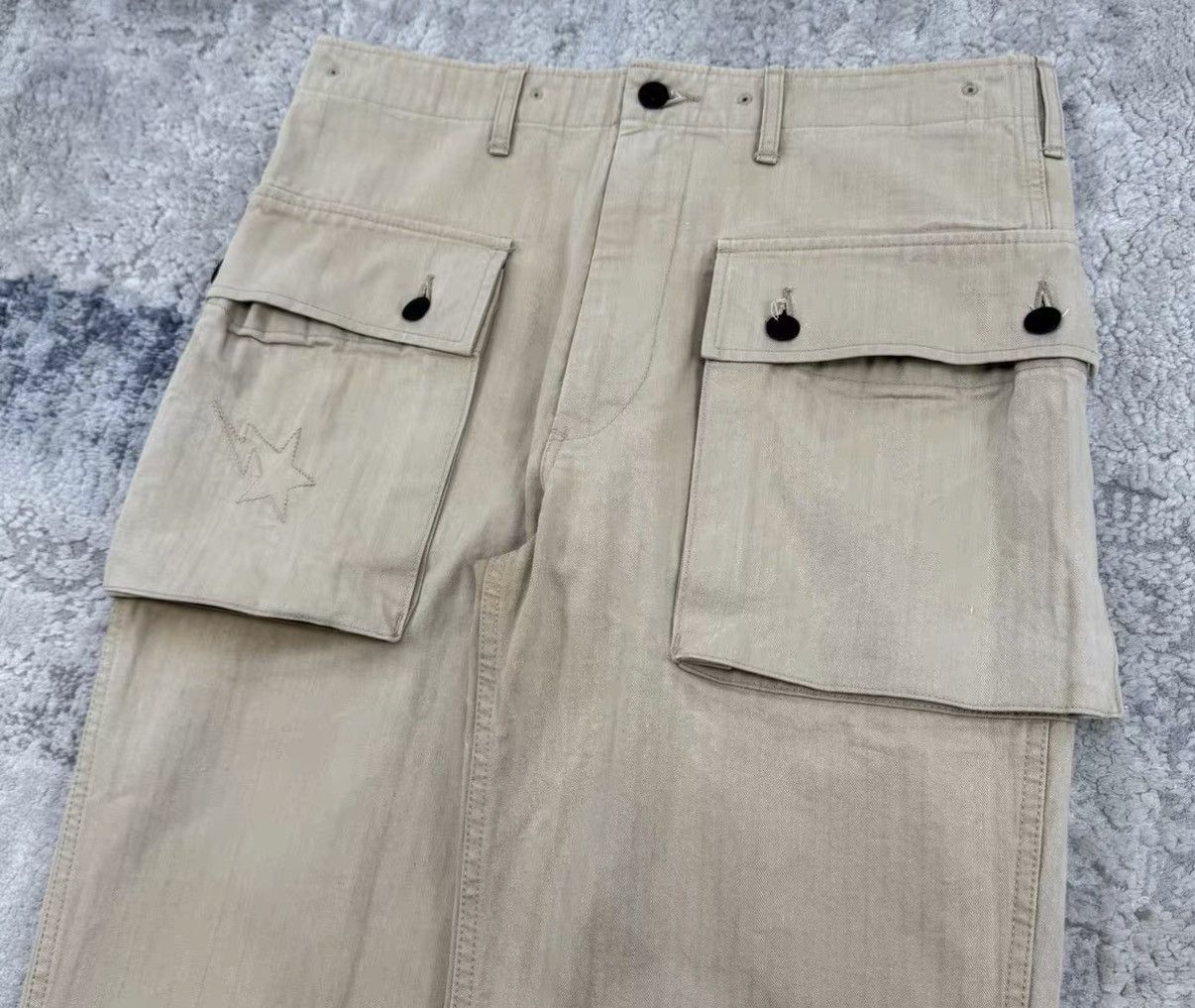 Bape BAPE Herringbone Cargo Pants J16 Size US 34 / EU 50 - 3 Thumbnail