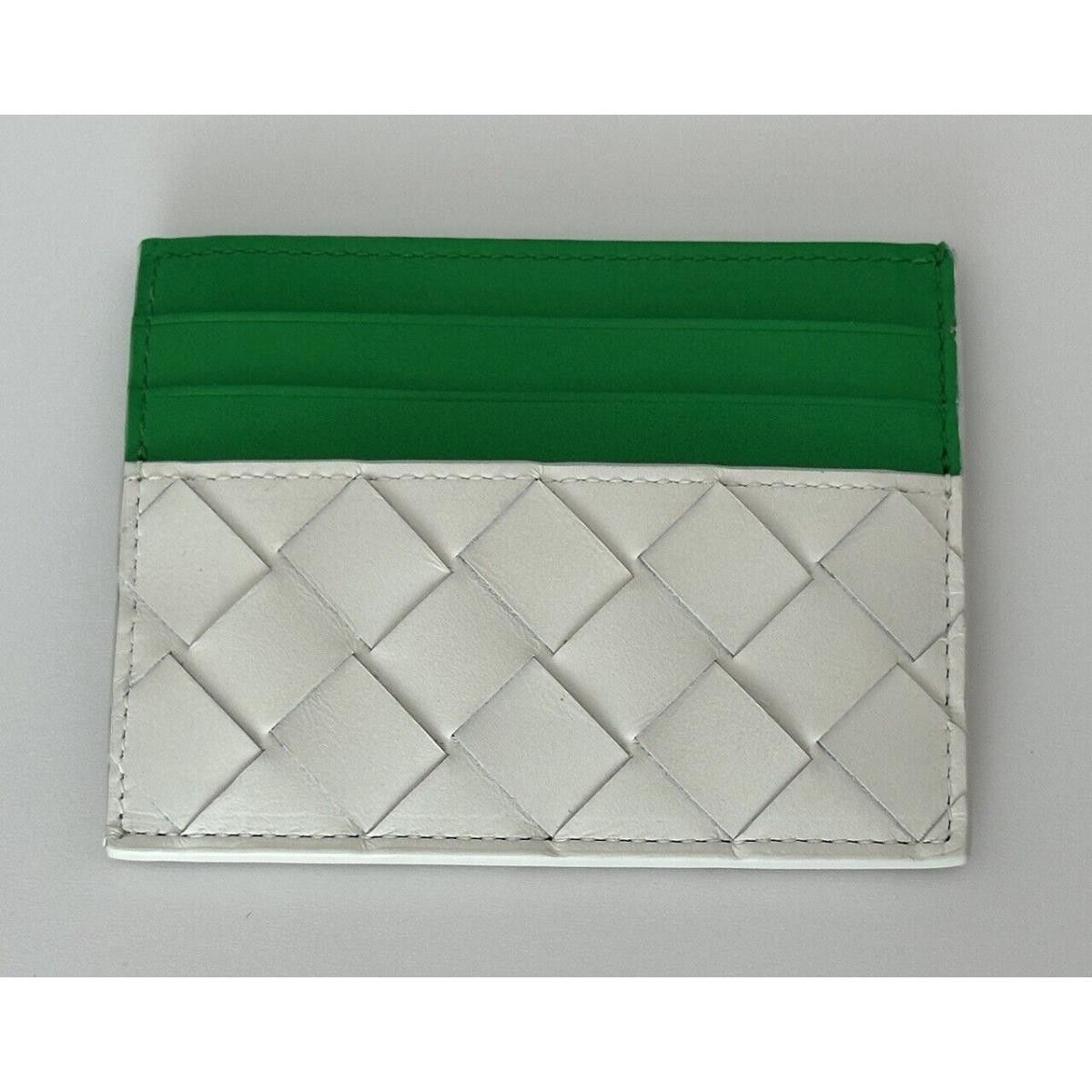 Bottega Veneta o1n1vont0824 Size: OS / 635057 Card Case in White/Green Size ONE SIZE - 1 Thumbnail