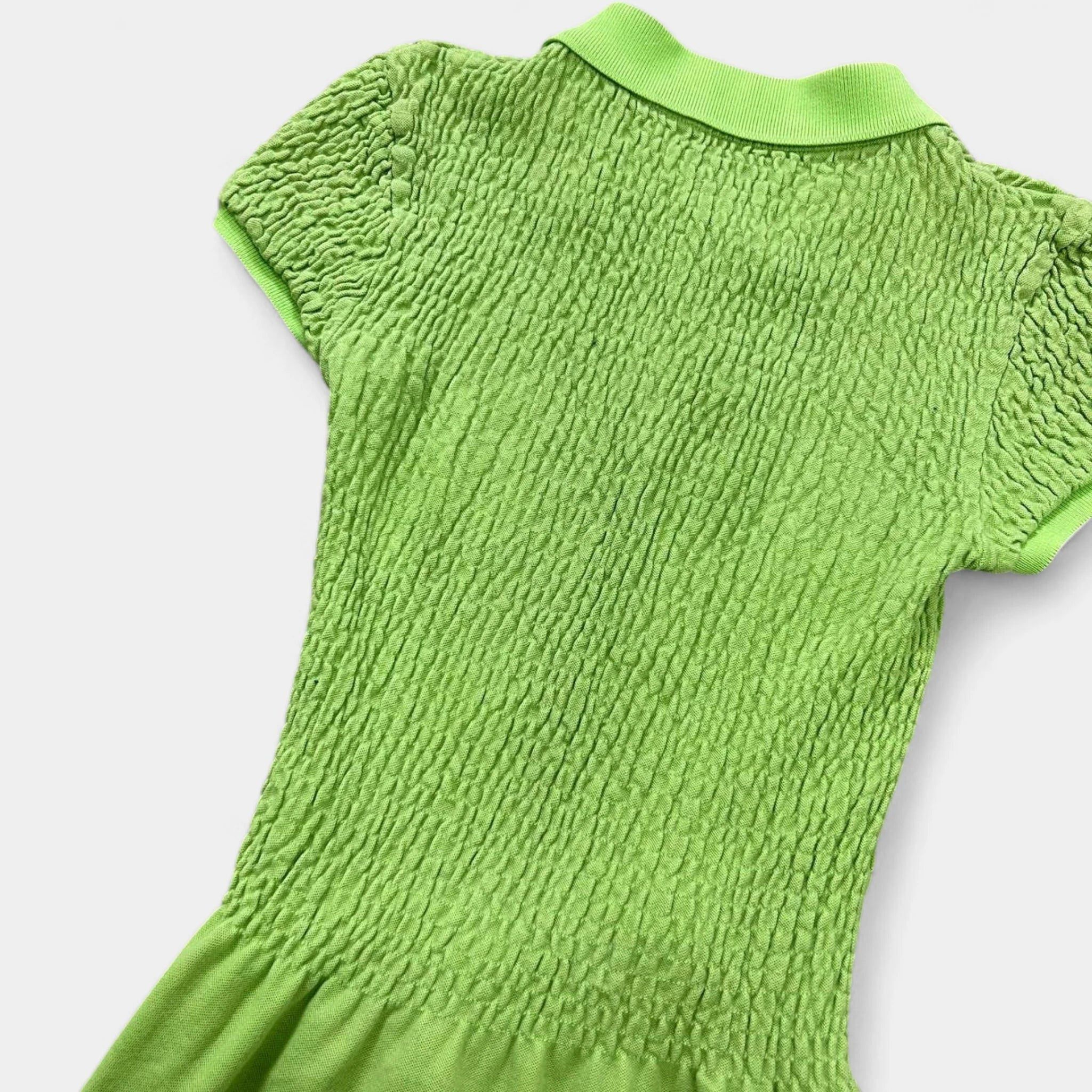 Balenciaga Balenciaga SS17 Smocked Piqué Polo Shirt Size S / US 4 / IT 40 - 5 Thumbnail