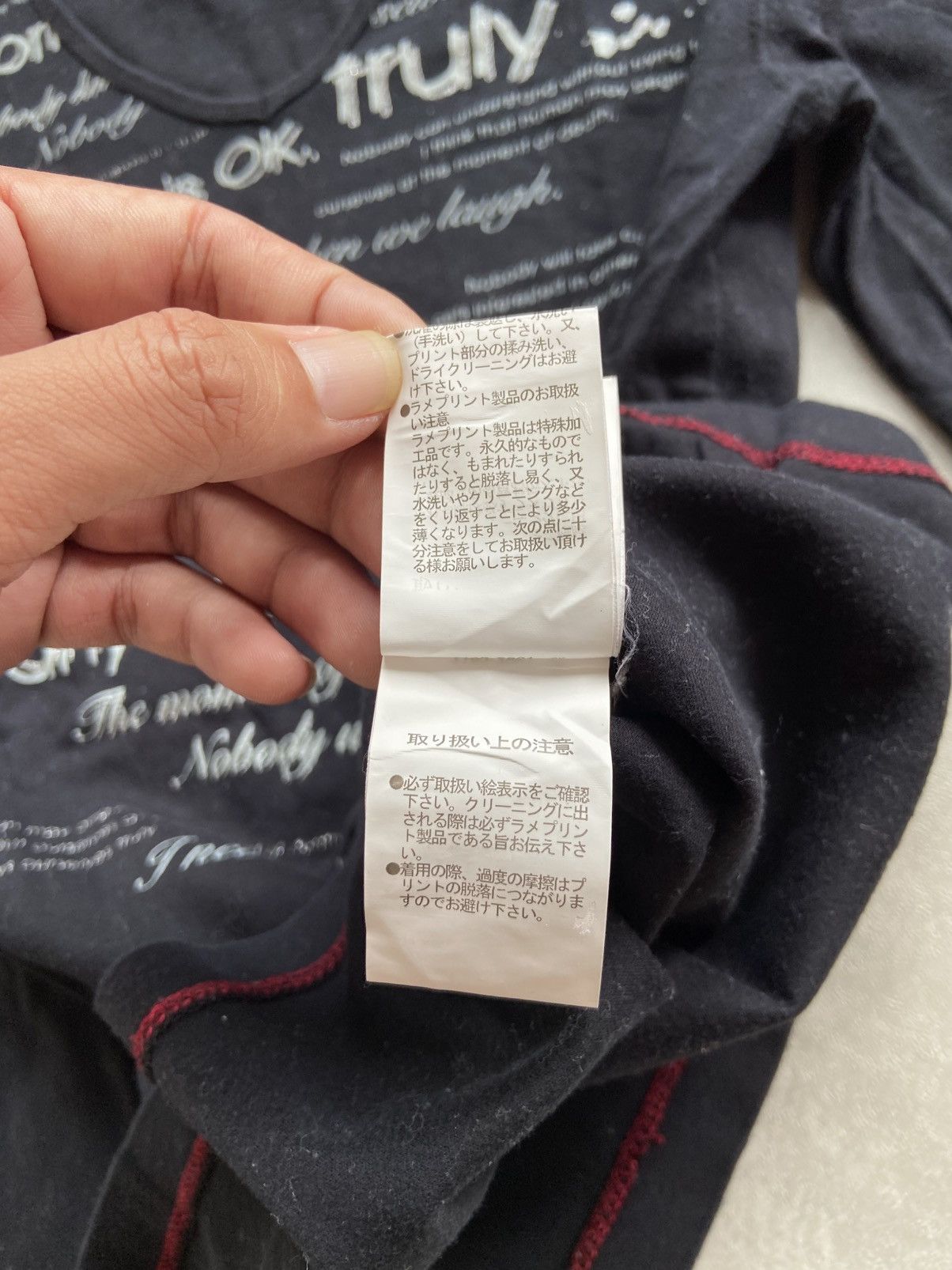 HIDEAWAYS × If Six Was Nine × Japanese Brand Hideaways Japan Longsleeve Poem Art Size US M / EU 48-50 / 2 - 8 Thumbnail