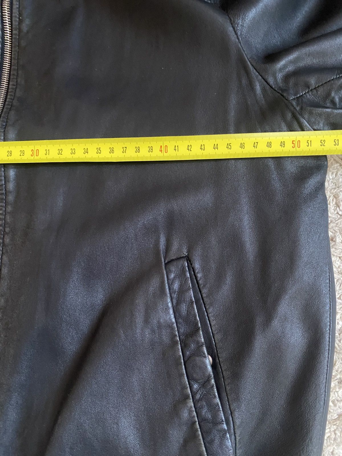 NBDN Nobrandedon Men’s Genuine Leather Bomber Jacket – Premium Quality Size US M / EU 48-50 / 2 - 11 Thumbnail