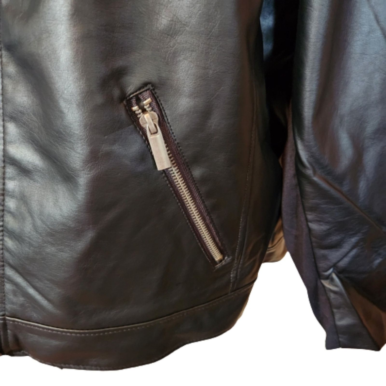 Torrid TORRID ☆ SHERPA LINED ☆ FAUX LEATHER ☆ JACKET ☆ 4x ☆ NWT Size 4XL / US 24-26 - 5 Thumbnail
