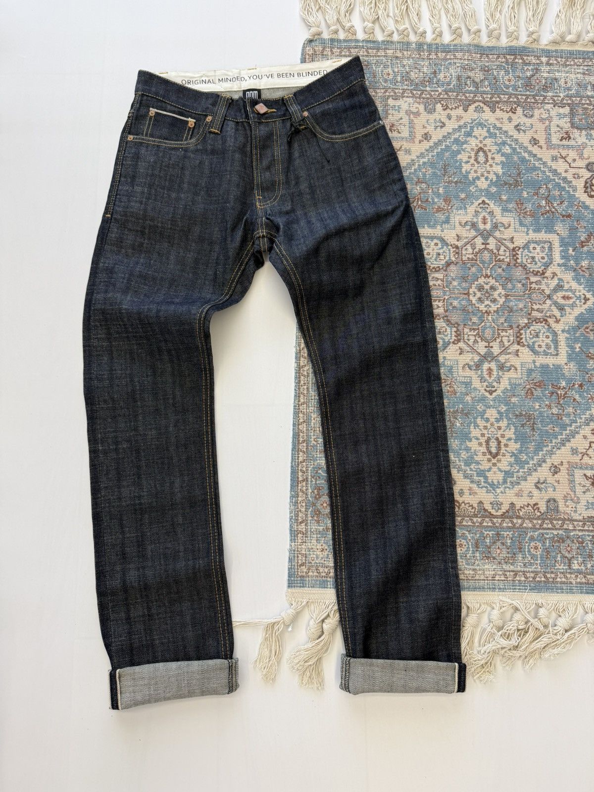 Unkut Unkut OPM New Selvedge Japanese 🇯🇵 Denim Jeans Size US 30 / EU 46 - 1 Thumbnail