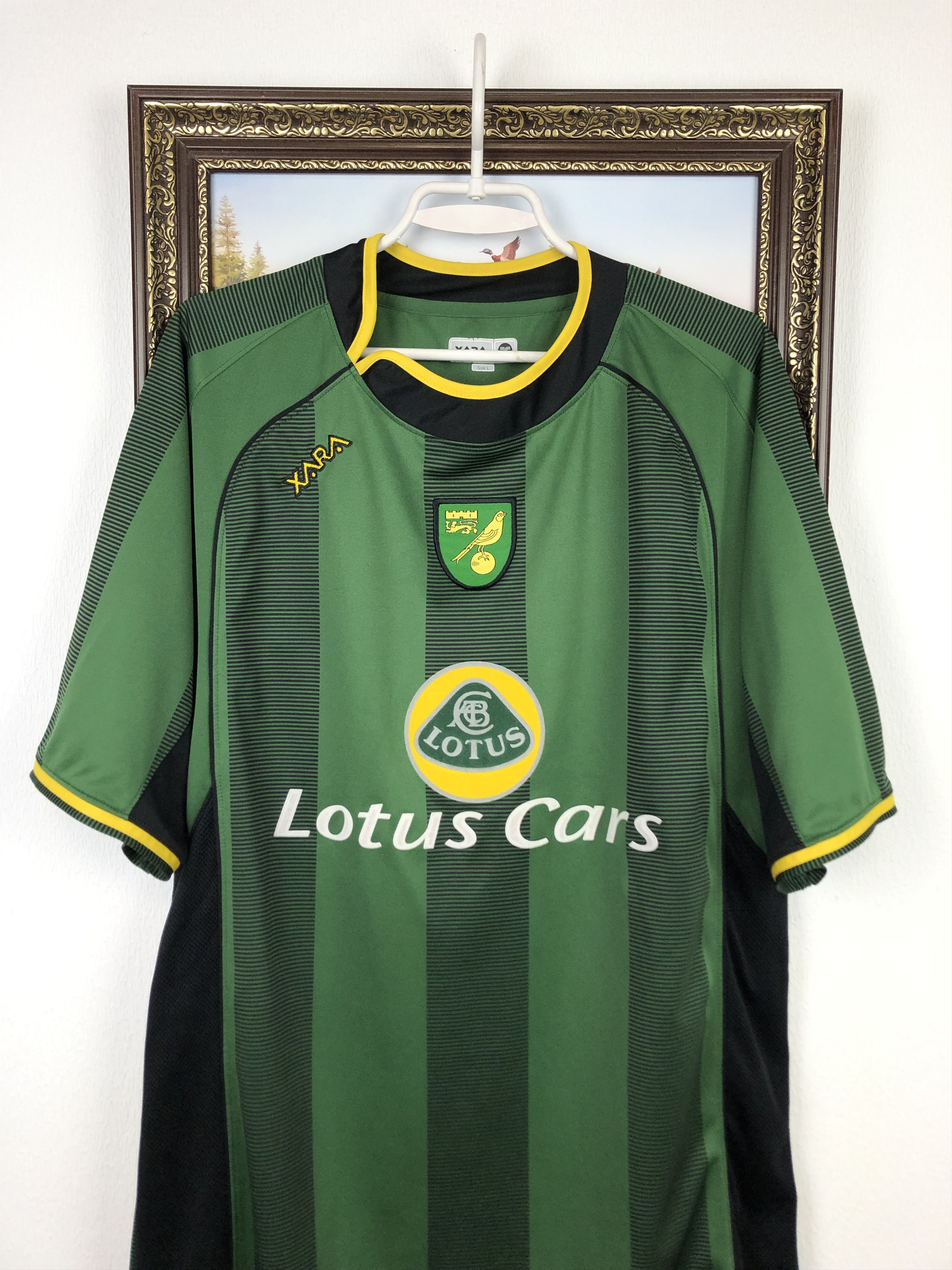 Norwich City football shirt 2005 Soccer XARA Jersey Trikot