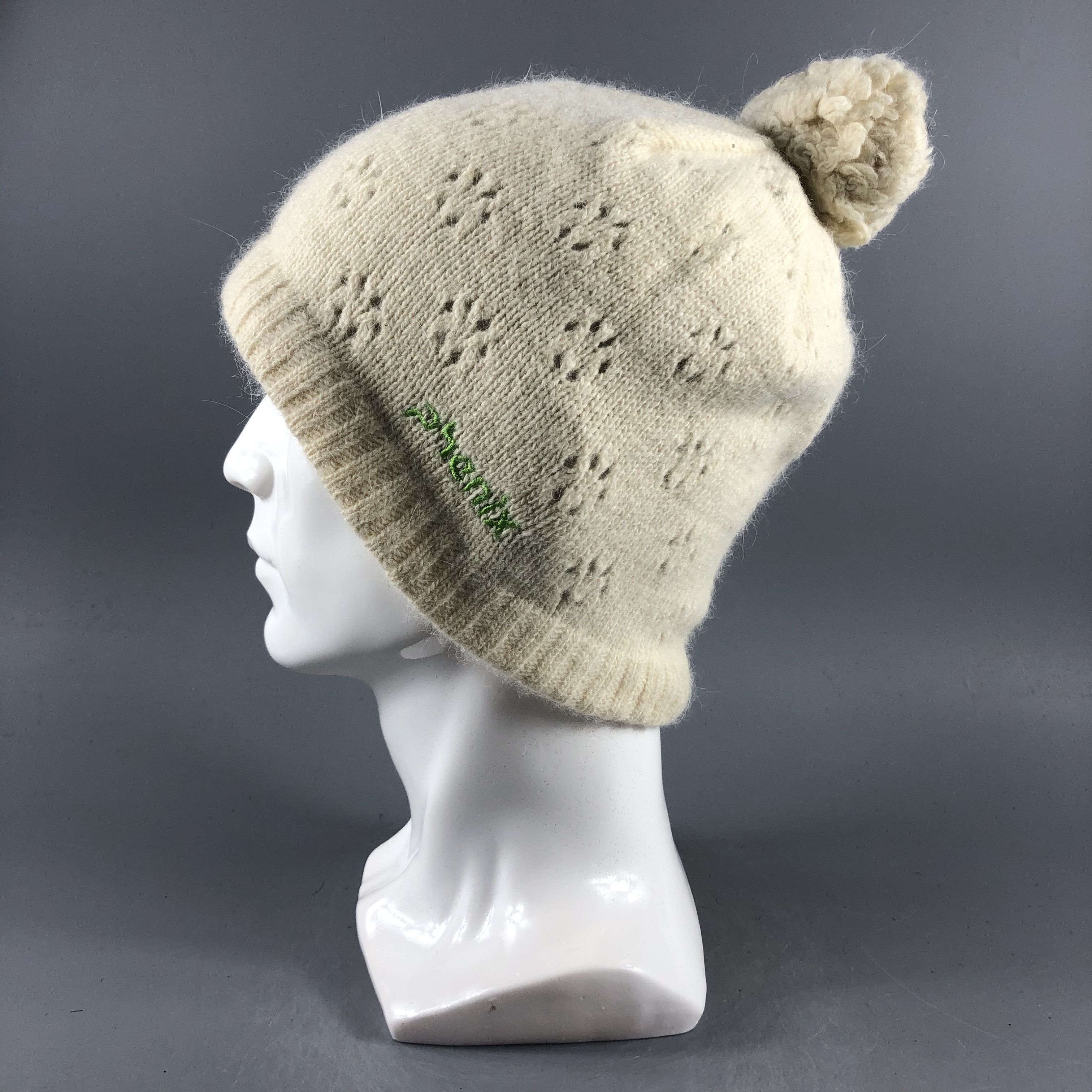 Phenix × Vintage Phenix Bobble Beanie Snow Hat Snow Cap -D126 Size ONE SIZE - 1 Thumbnail