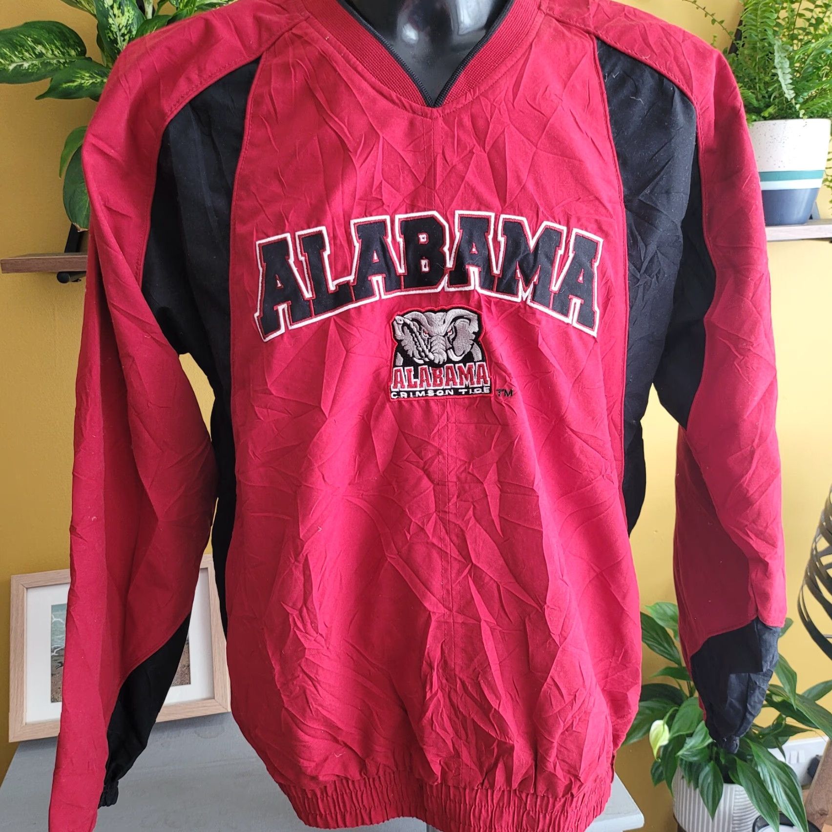 Starter Starter Alabama Crimson Tide Jacket M Men's Jacket Alabama Crimson Tide Multicoloured Windbreaker 90s 80s Fans Mens Size US M / EU 48-50 / 2 - 2 Thumbnail