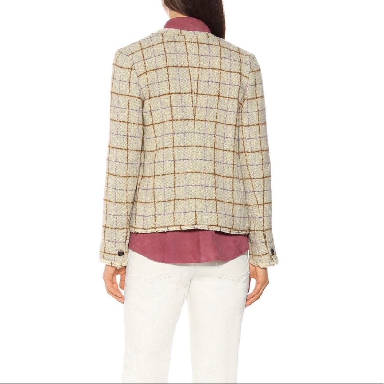 Isabel Marant ISABEL MARANT ÉTOILE Lyra wool-blend tweed jacket size 38 S Size S / US 4 / IT 40 - 3 Thumbnail
