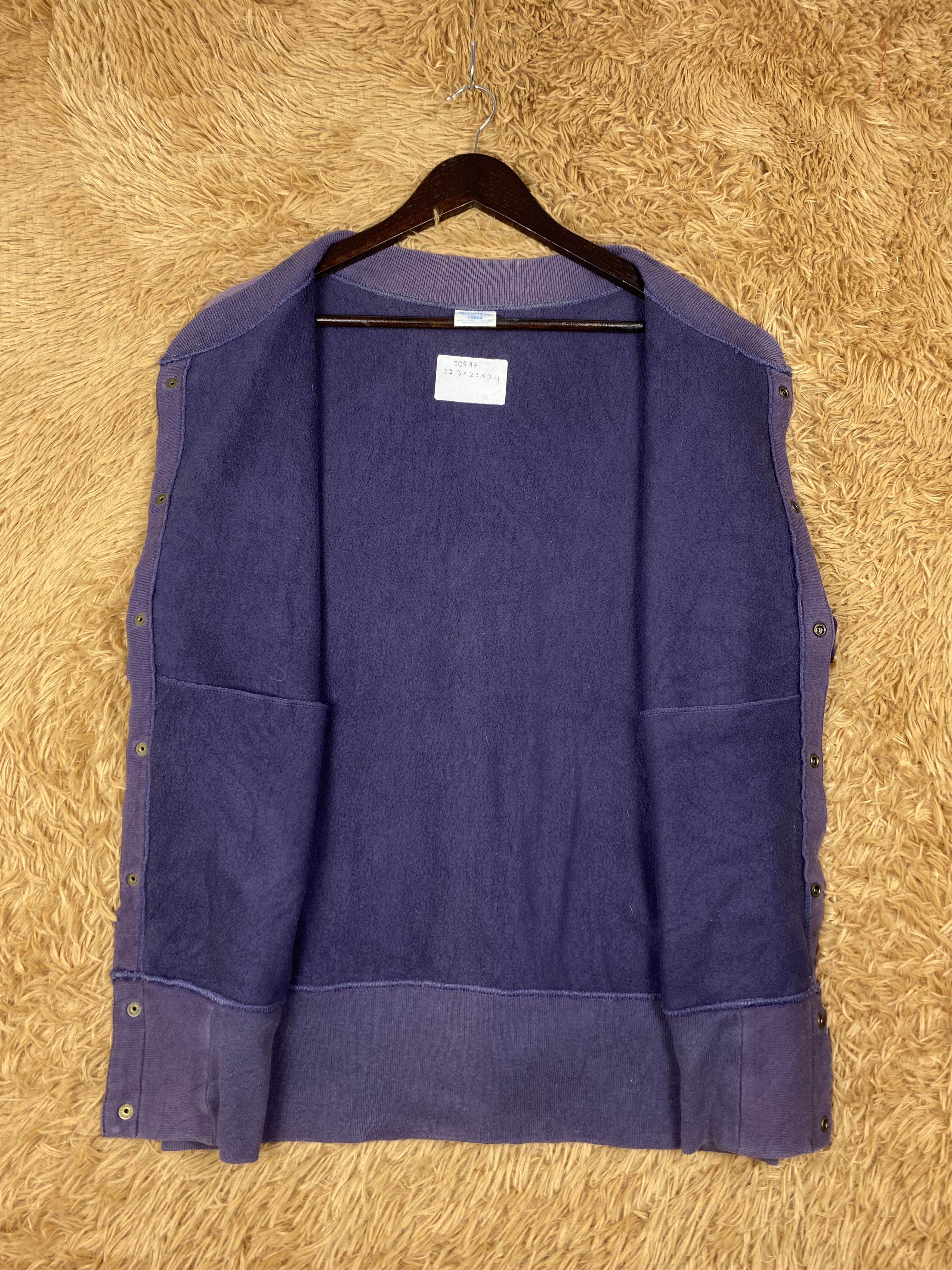 Champion Vintage Champion Button Up Faded Sweatshirts DJ0597 Size US L / EU 52-54 / 3 - 6 Thumbnail