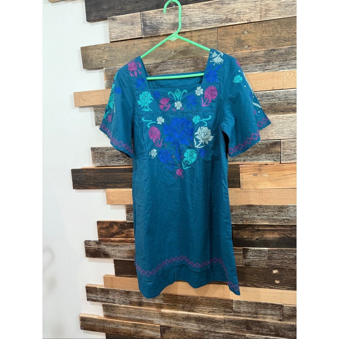 Guru Gudrun Sjoden embroidered tunic mini dress pockets size Smal Size S / US 4 / IT 40 - 1 Thumbnail