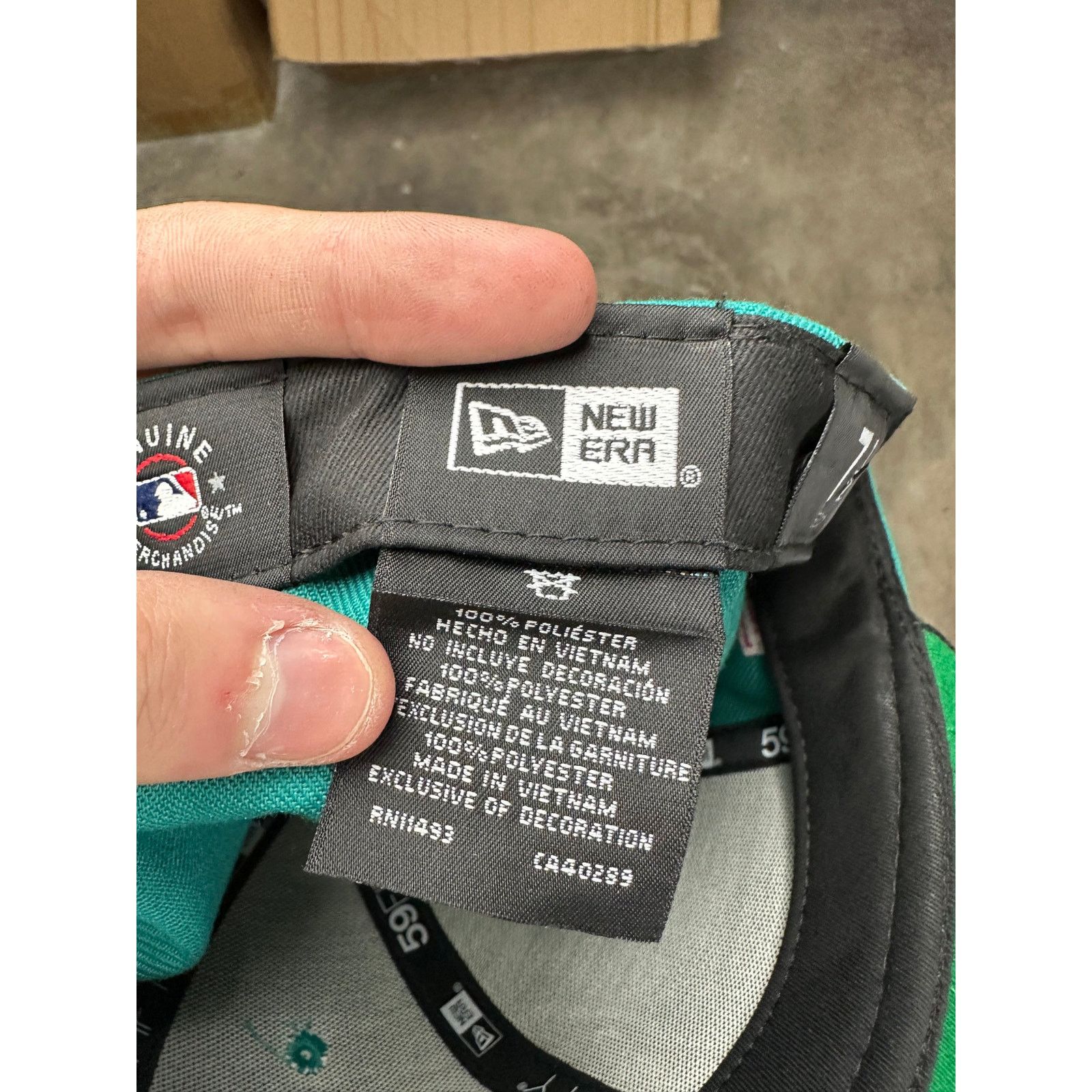 Eric Emanuel EE Cap NY Teal Pink 7 1/2 DSIP New Size ONE SIZE - 3 Thumbnail