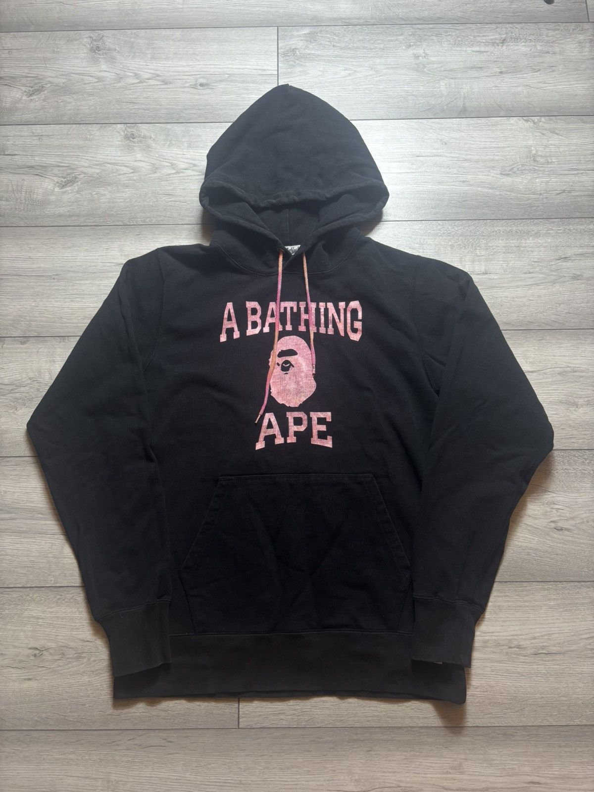 Bape Bape college logo pullover hoodie Size US L / EU 52-54 / 3 - 1 Thumbnail