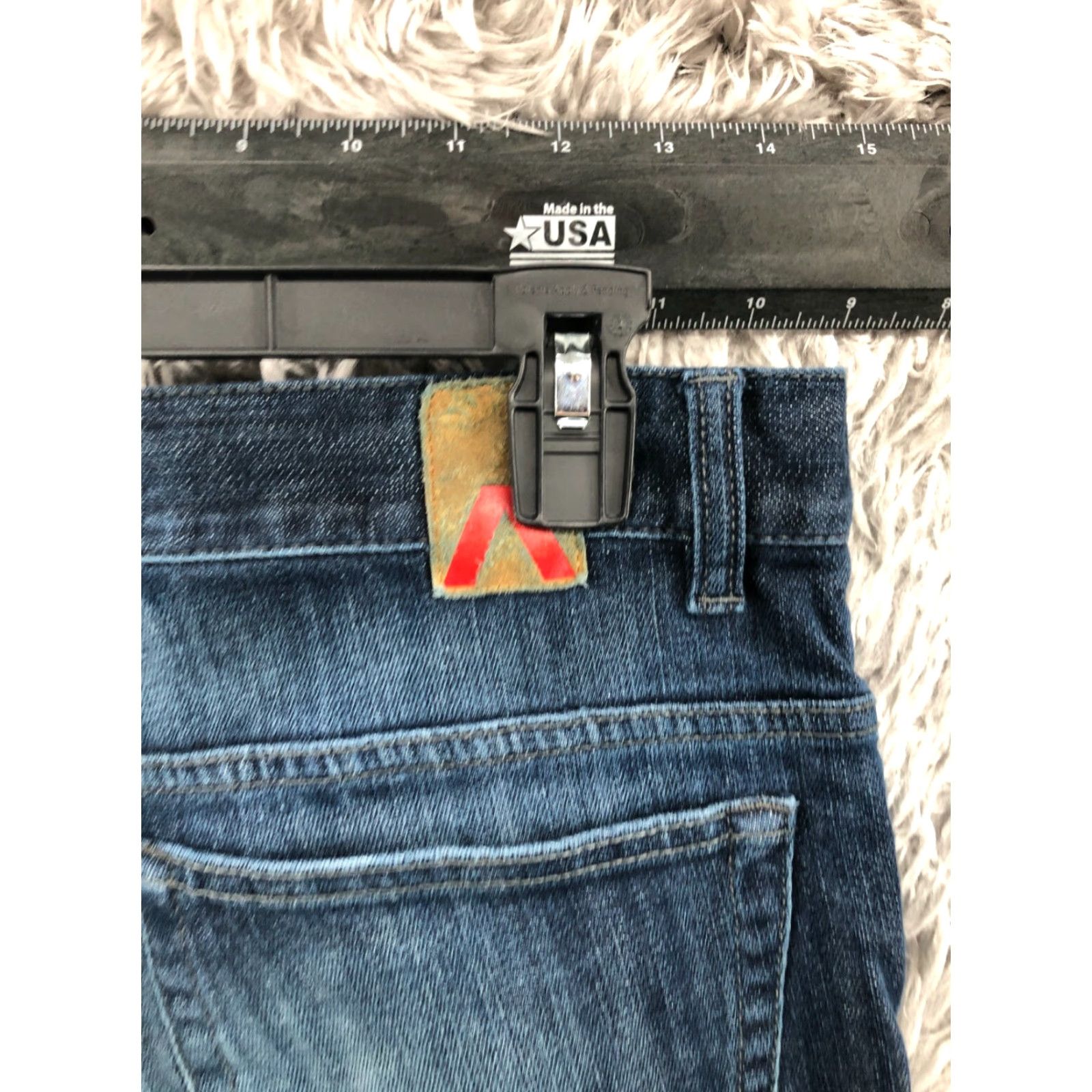 Vintage ALBERTO Jeans Size 34x32 Mens Bootcut Denim Blue 34 in Inseam Medium Wash Regular Rise Mid 5-Pocket Belt Loops Size US 34 / EU 50 - 6 Thumbnail