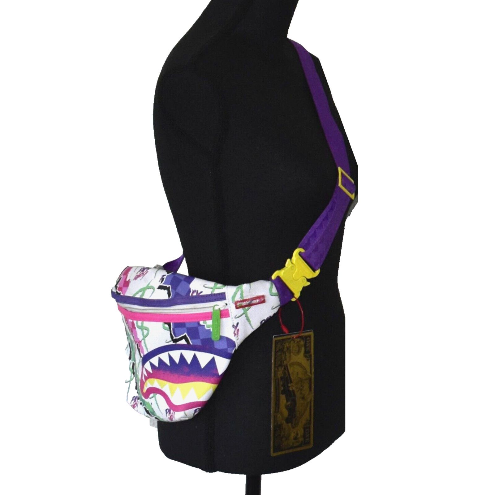 Sprayground UNITED SHARKS OF SPRAYGROUND Trillion Dollar Bill Tag Bag Size ONE SIZE - 4 Thumbnail