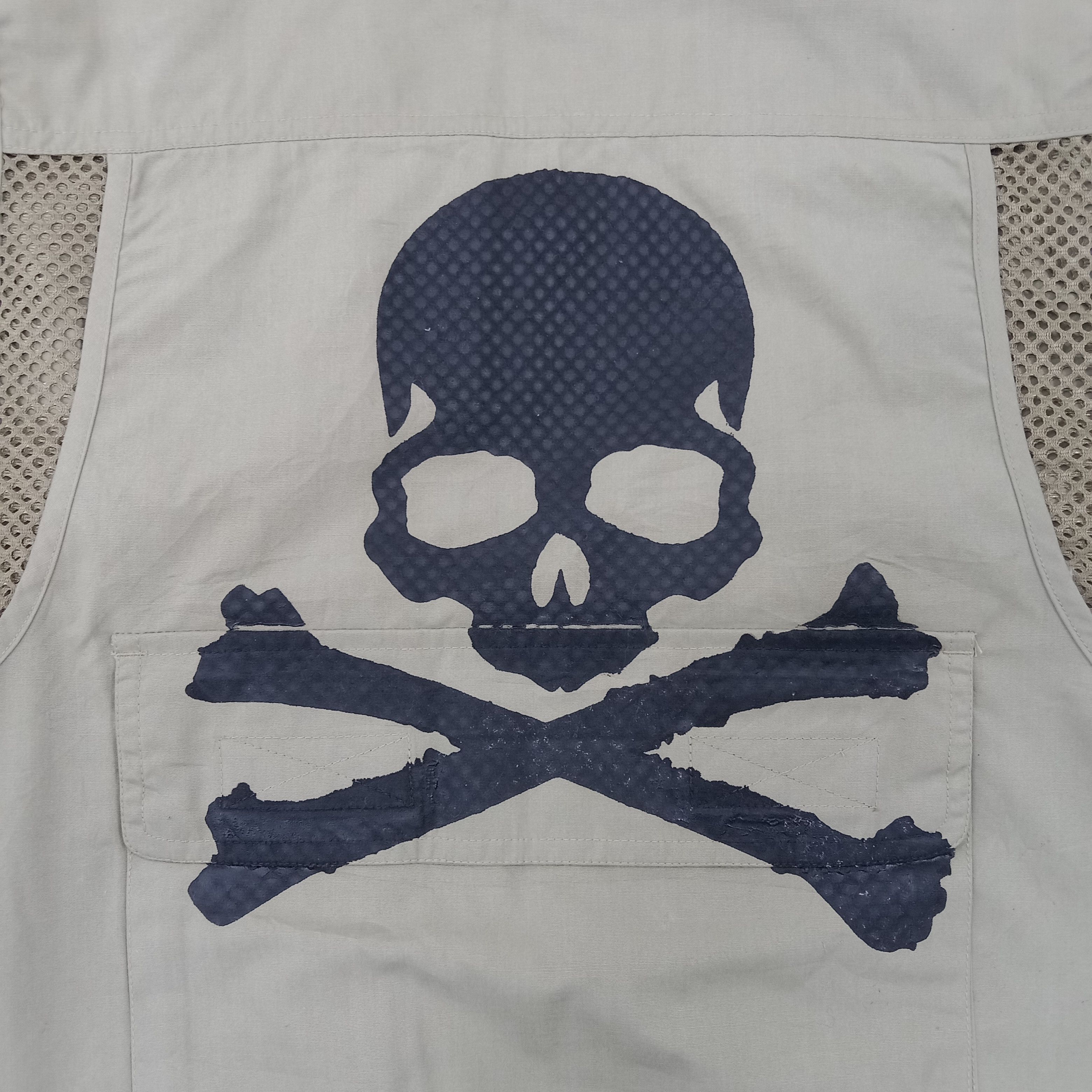Vintage Skulls Uniqlo Japanese Brand Tactical Vest Size US M / EU 48-50 / 2 - 2 Thumbnail