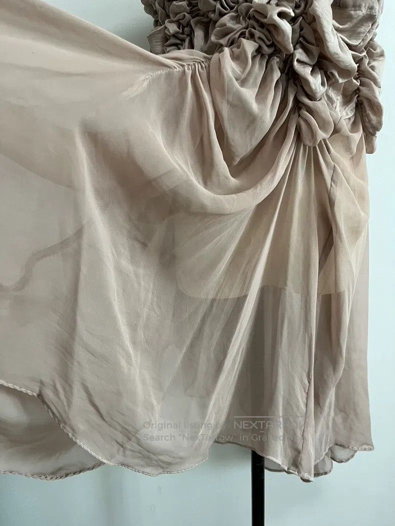 Nozomi Ishiguro Nozomi Ishiguro Pleated patchwork dress| Size ONE SIZE - 7 Thumbnail