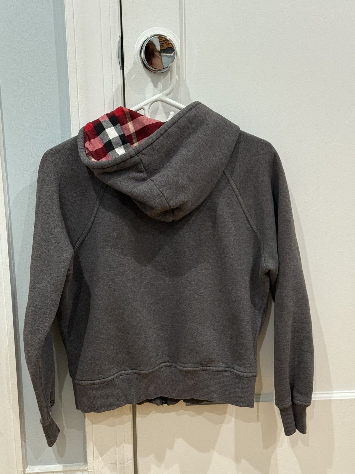 Burberry Burberry Gray Hoodie with Red Interior Size M / US 6-8 / IT 42-44 - 6 Thumbnail