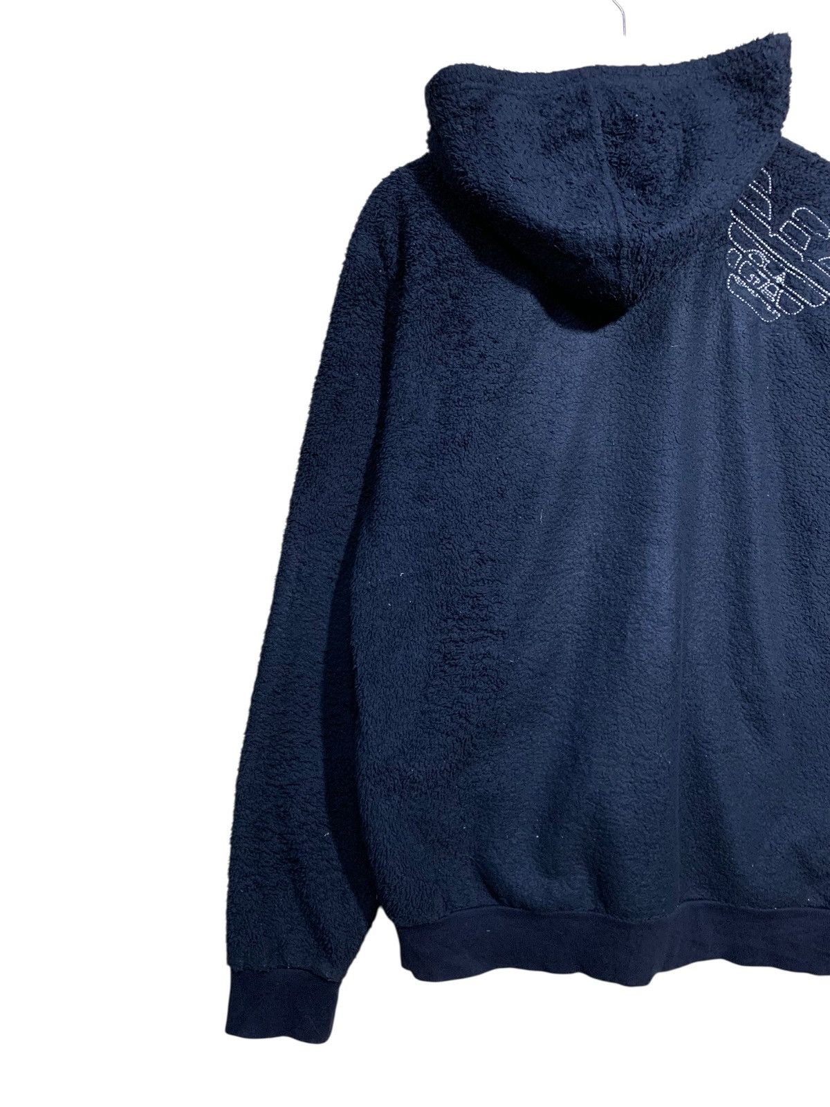 Emporio Armani 🔥Vintage 90s Emporio Armani Fleece Hoodie Jacket Size US L / EU 52-54 / 3 - 2 Thumbnail