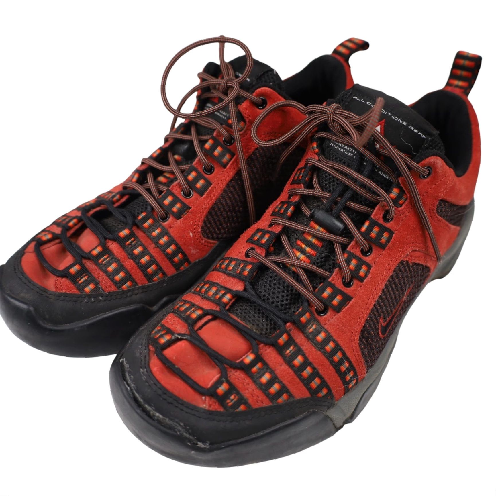 Nike VINTAGE Nike ACG Outdoors Sneakers Mens 8 Red Shoes Sneaker 90s 00s Size US 8 / EU 41 - 3 Thumbnail