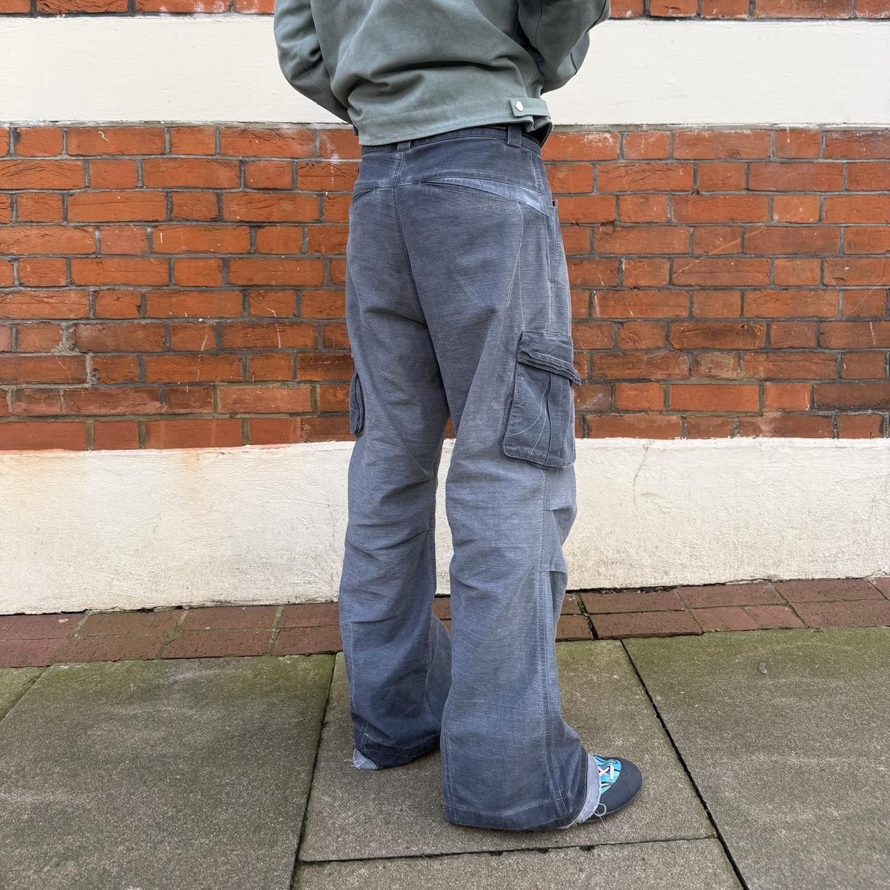 XLIM xlim ep8 03 flared trousers navy technical Size US 32 / EU 48 - 2 Thumbnail