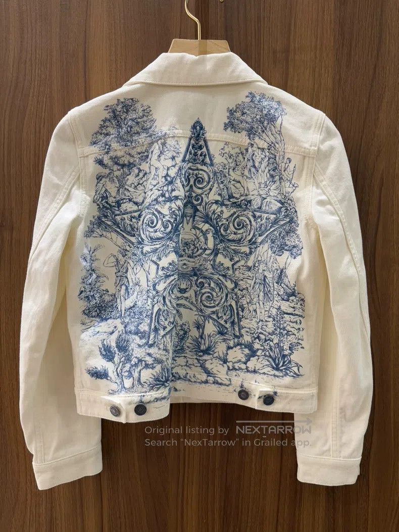 Dior Dior White denim jacket Size XS / US 0-2 / IT 36-38 - 1 Thumbnail
