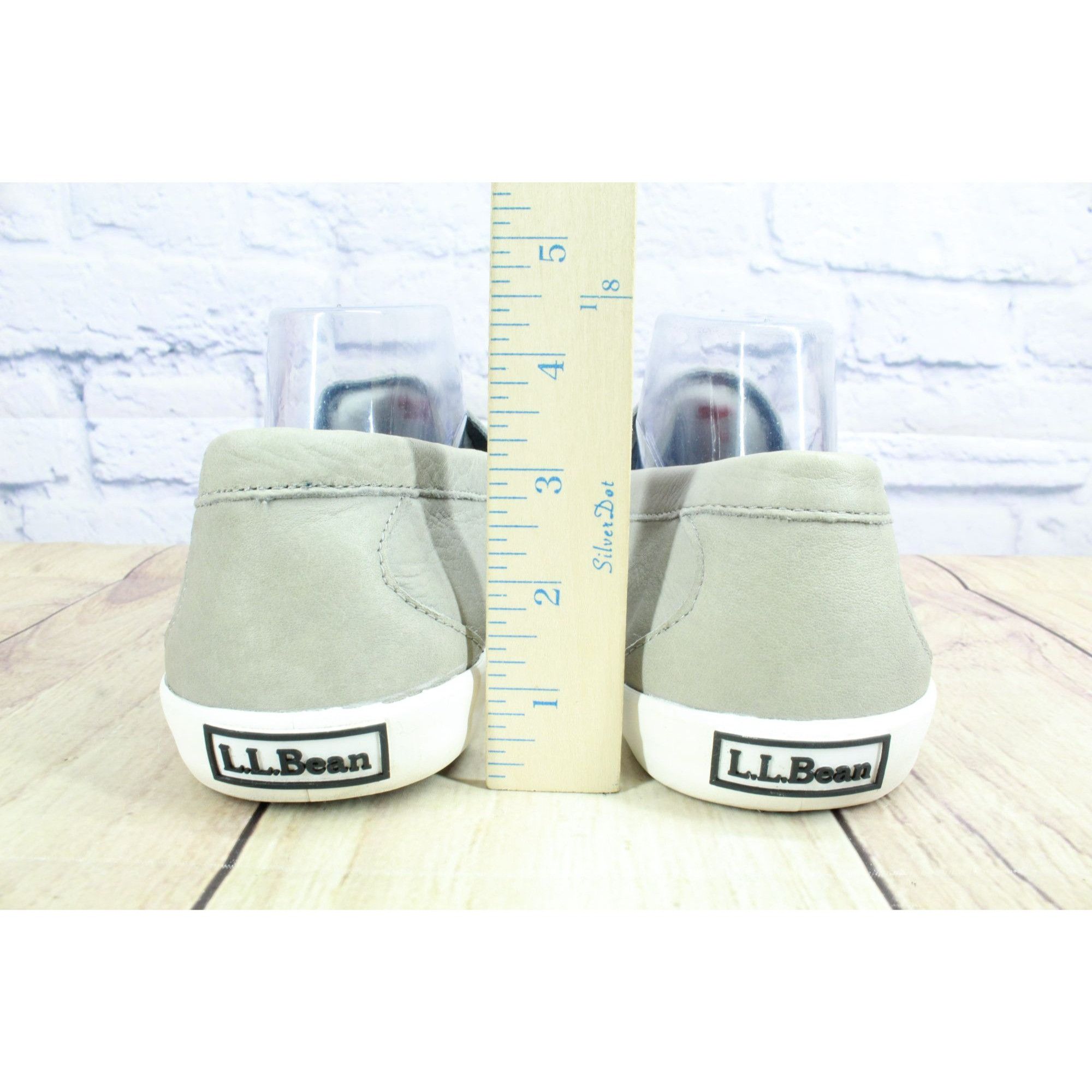 L.L. Bean LL Bean Mountainville Men's Gray Leather Slip-On Penny Loafe Size US 11 / EU 44 - 6 Thumbnail