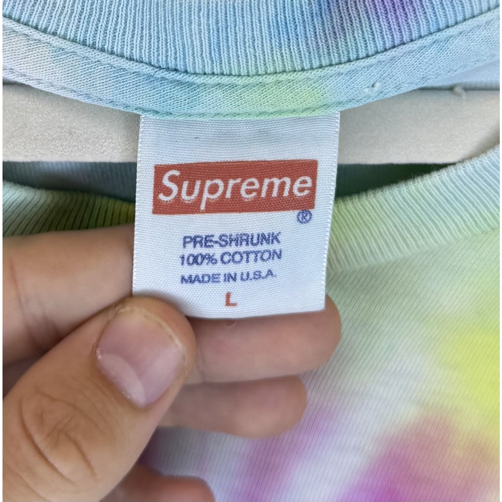 Supreme Supreme Shirt Tie Dye Supreme Graphic Skateboarding Art USA Size US L / EU 52-54 / 3 - 3 Thumbnail
