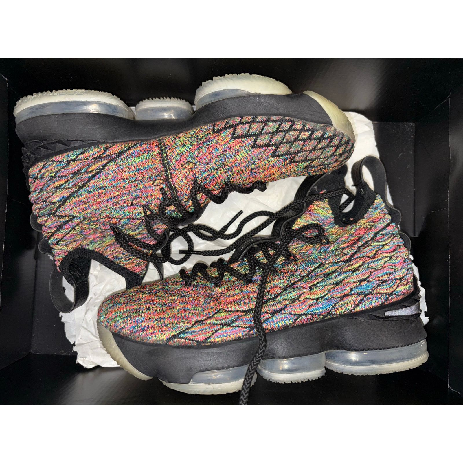 Nike Nike LeBron James 15 5Y kids four horsemen fruity pebbles Size US 5 / EU 37 - 7 Thumbnail