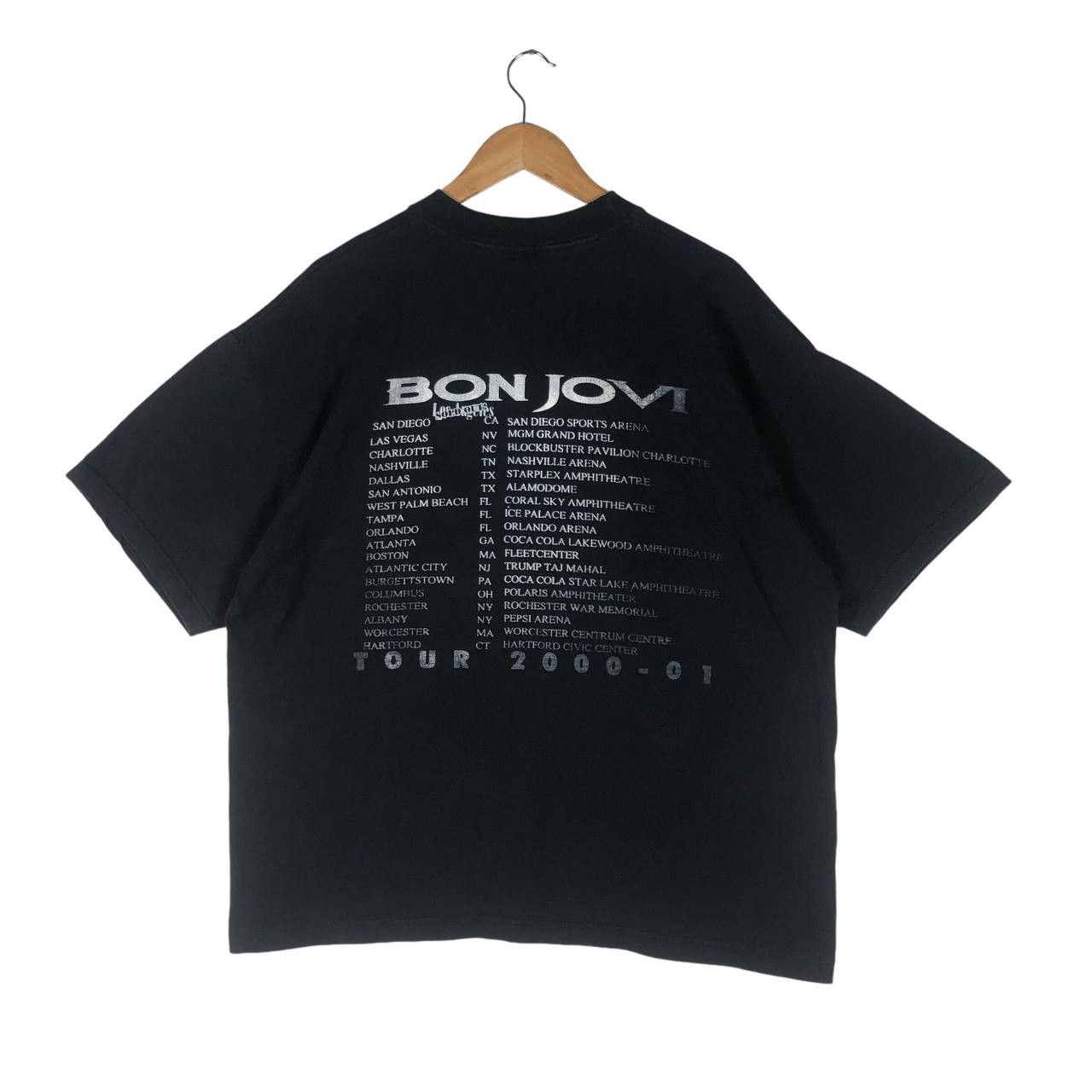 Band Tees Vintage Bon Jovi Crush Tour 2000 men t-shirt Size US XL / EU 56 / 4 - 6 Thumbnail