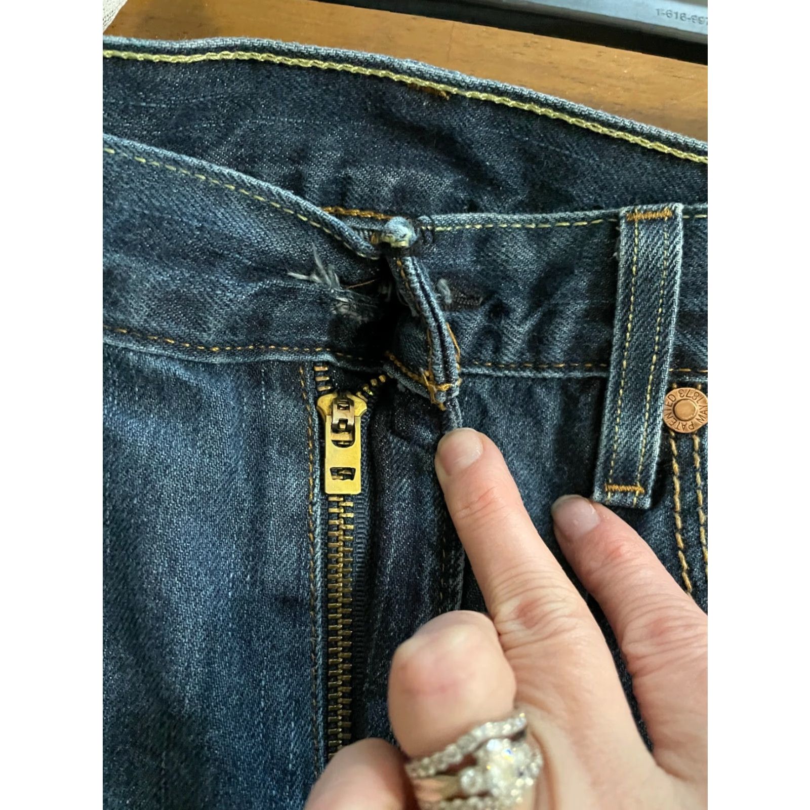 Levi's Levi's 514 Jeans Mens 36x32 Mid-Rise Straight Zip Closure Stone Wash Blue Denim Jeans Regular Men Blue Stone Wash 514 Levi's Size US 36 / EU 52 - 2 Thumbnail