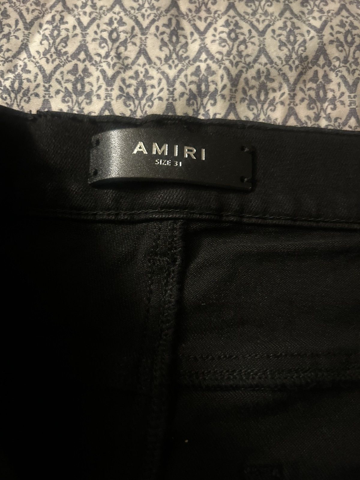 Amiri Black Crystal MX1 AMIRI Jeans Size US 31 - 7 Thumbnail