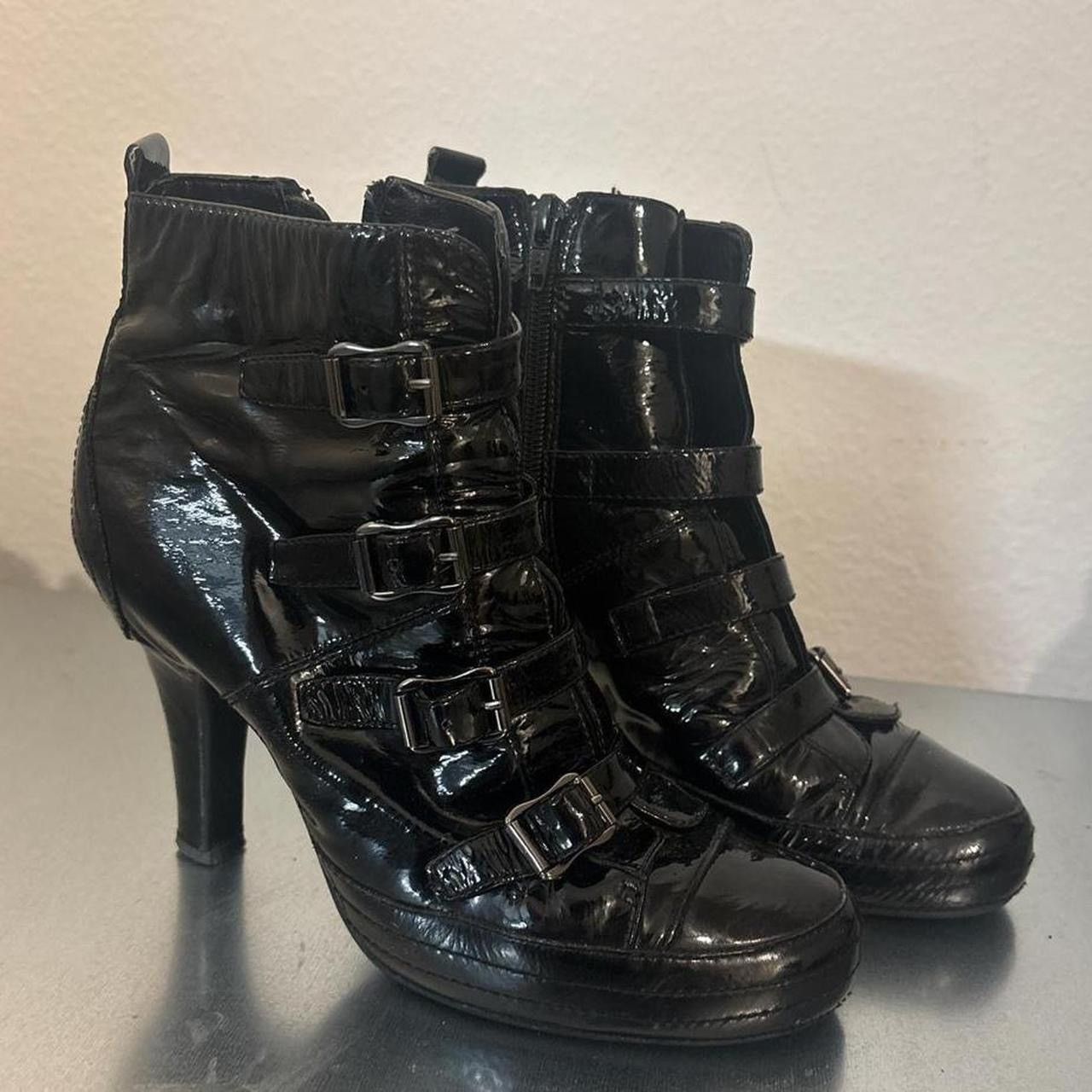 ASH ASH Black Buckle Boots Size US 9 / IT 39 - 2 Thumbnail