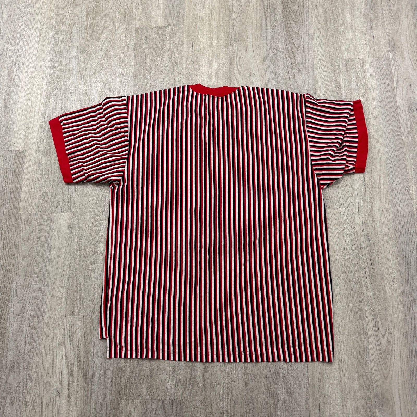 Vintage Vintage Competitor Chicago Bulls Pinstripe Basketball Shirt Size US XL / EU 56 / 4 - 7 Thumbnail