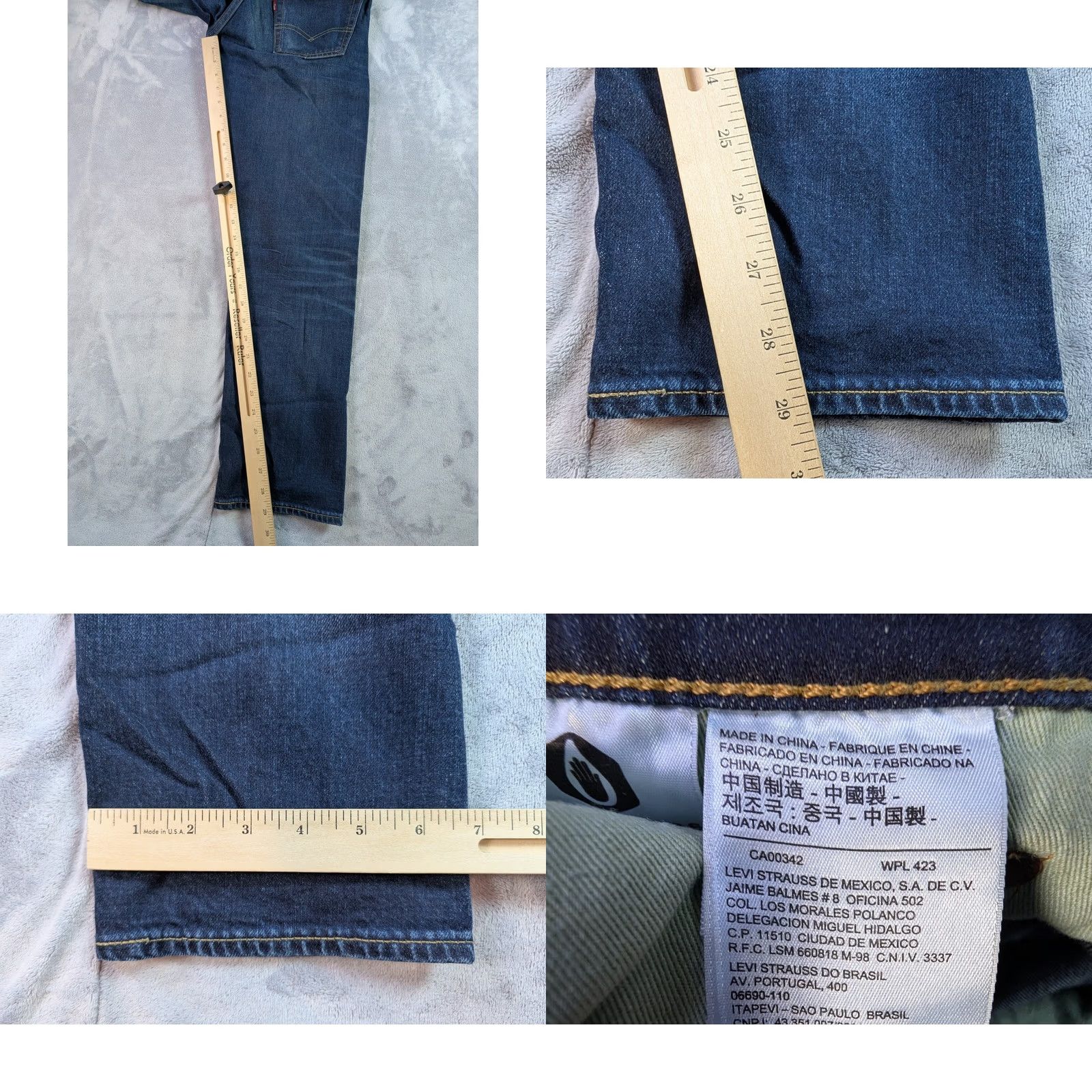 Levi's Levi’s 511 Slim Fit Jeans 30x30 Blue Denim Regular Men 5-Pocket City Logo Vintage: No Size US 30 / EU 46 - 9 Thumbnail