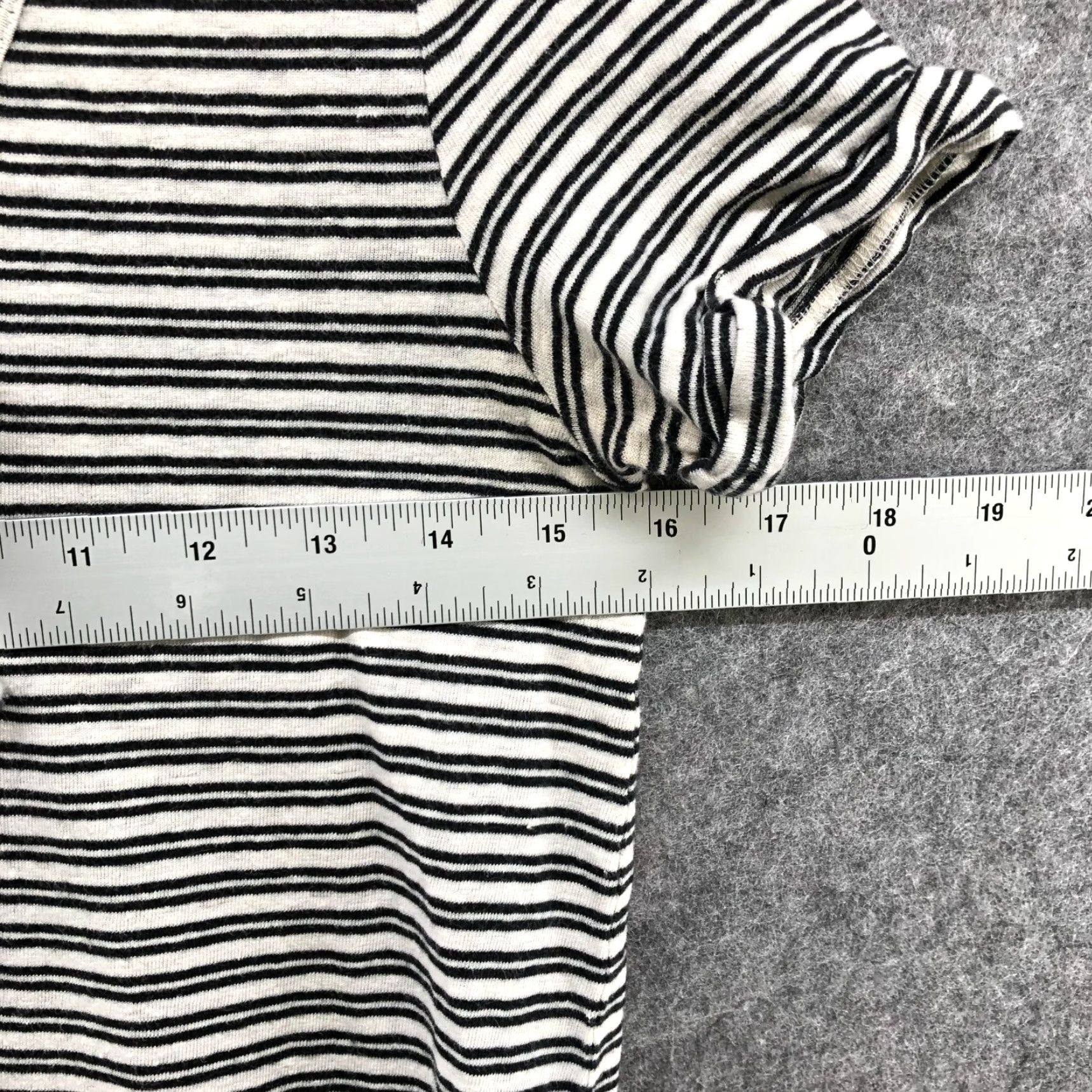 Lou & Grey Lou & Grey T Shirt Dress - Linen Cotton Striped Mini A-Line XS Women’s Short Sleeve, Multicolor Size XS / US 0-2 / IT 36-38 - 7 Thumbnail