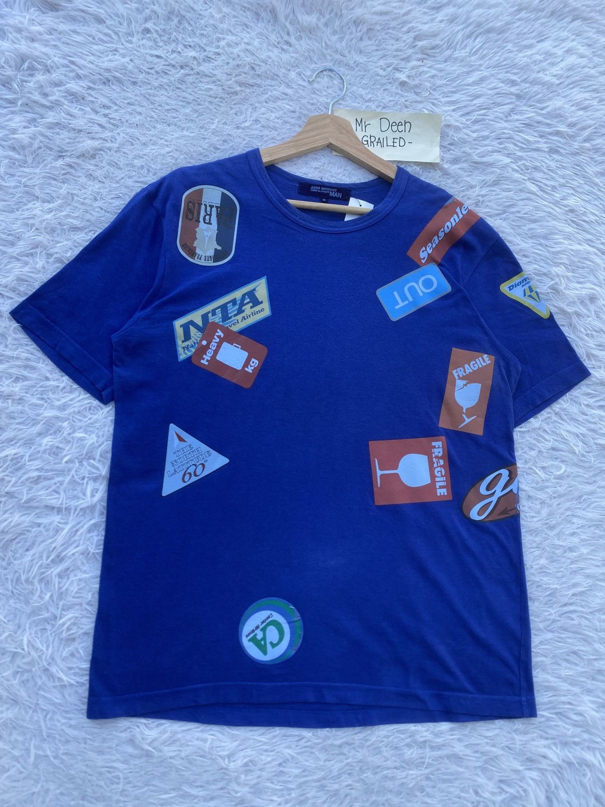 Comme des Garcons Rare SS09 Junya Watanabe Comme Des Garcons MAN Tshirt Size US M / EU 48-50 / 2 - 3 Thumbnail