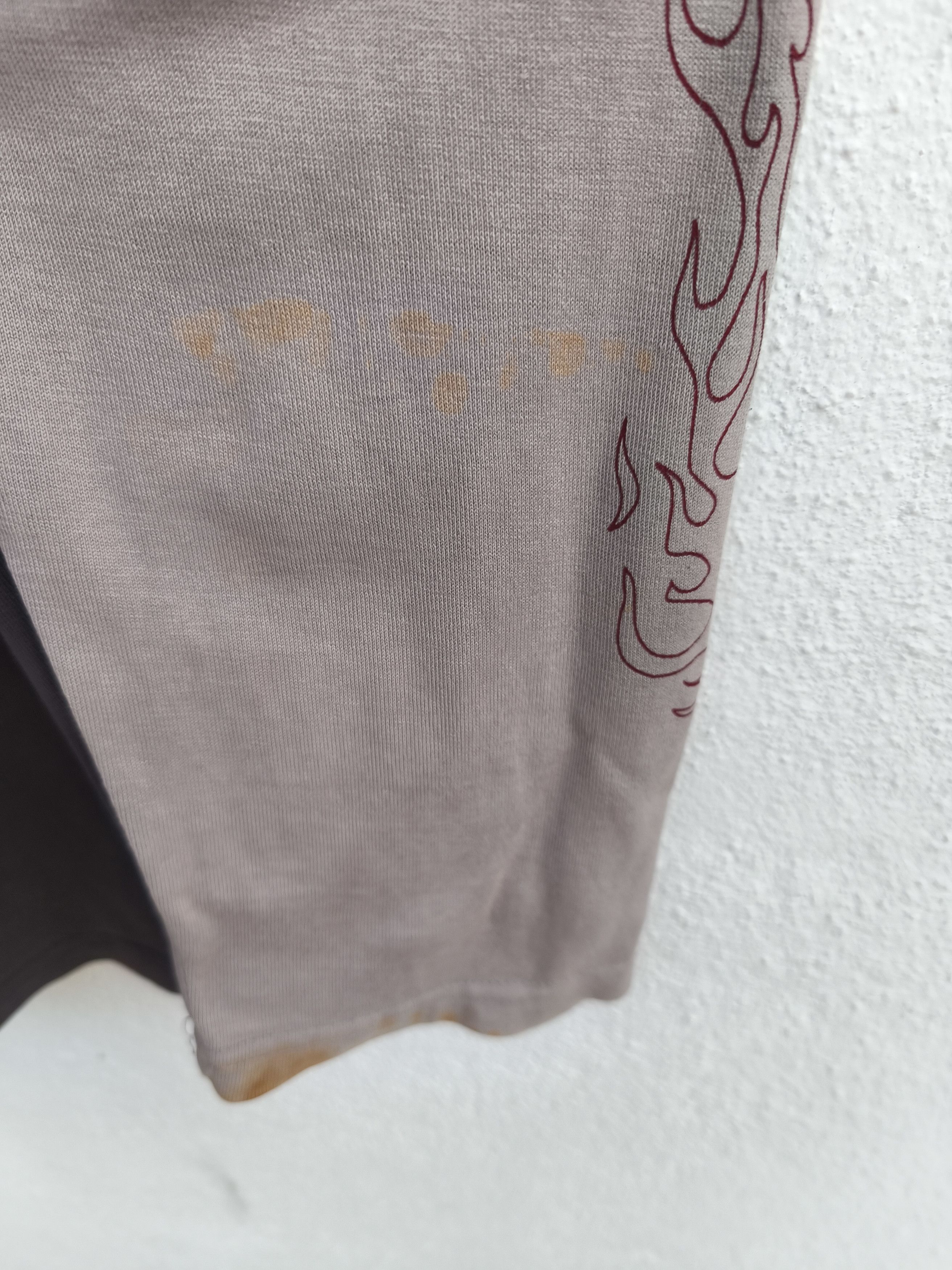 Vintage Trashed Vintage y2k Flame shirt double sleeve Size US L / EU 52-54 / 3 - 13 Thumbnail