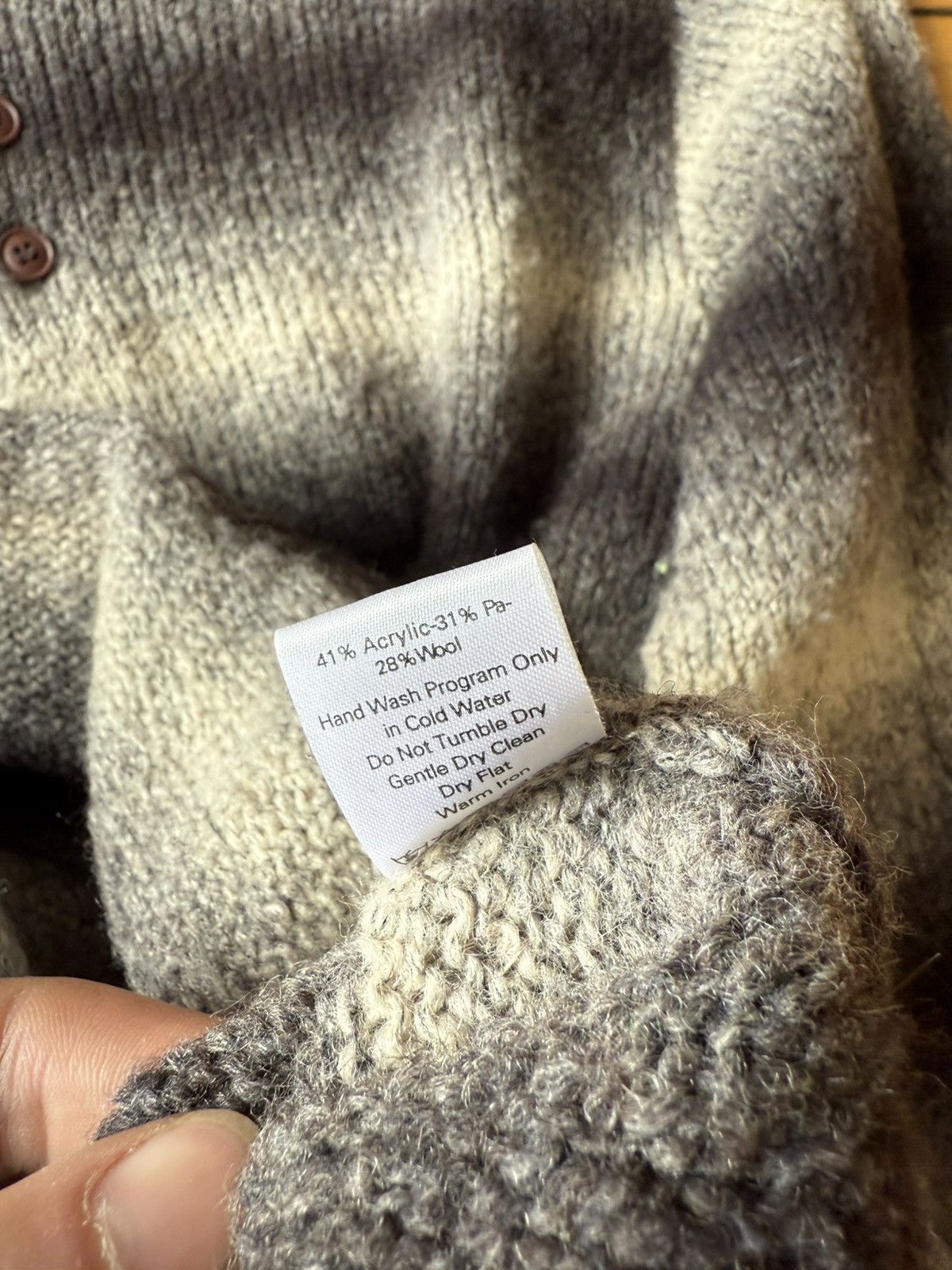 Far Afield Far Afield UK Ombre Wool Mix Knit Polo Sweater Size US XL / EU 56 / 4 - 4 Thumbnail