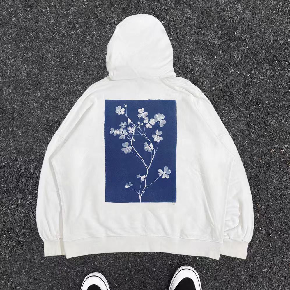 Japanese Brand × Vintage Floral pattern casual retro hoodie y2k Size US L / EU 52-54 / 3 - 1 Thumbnail