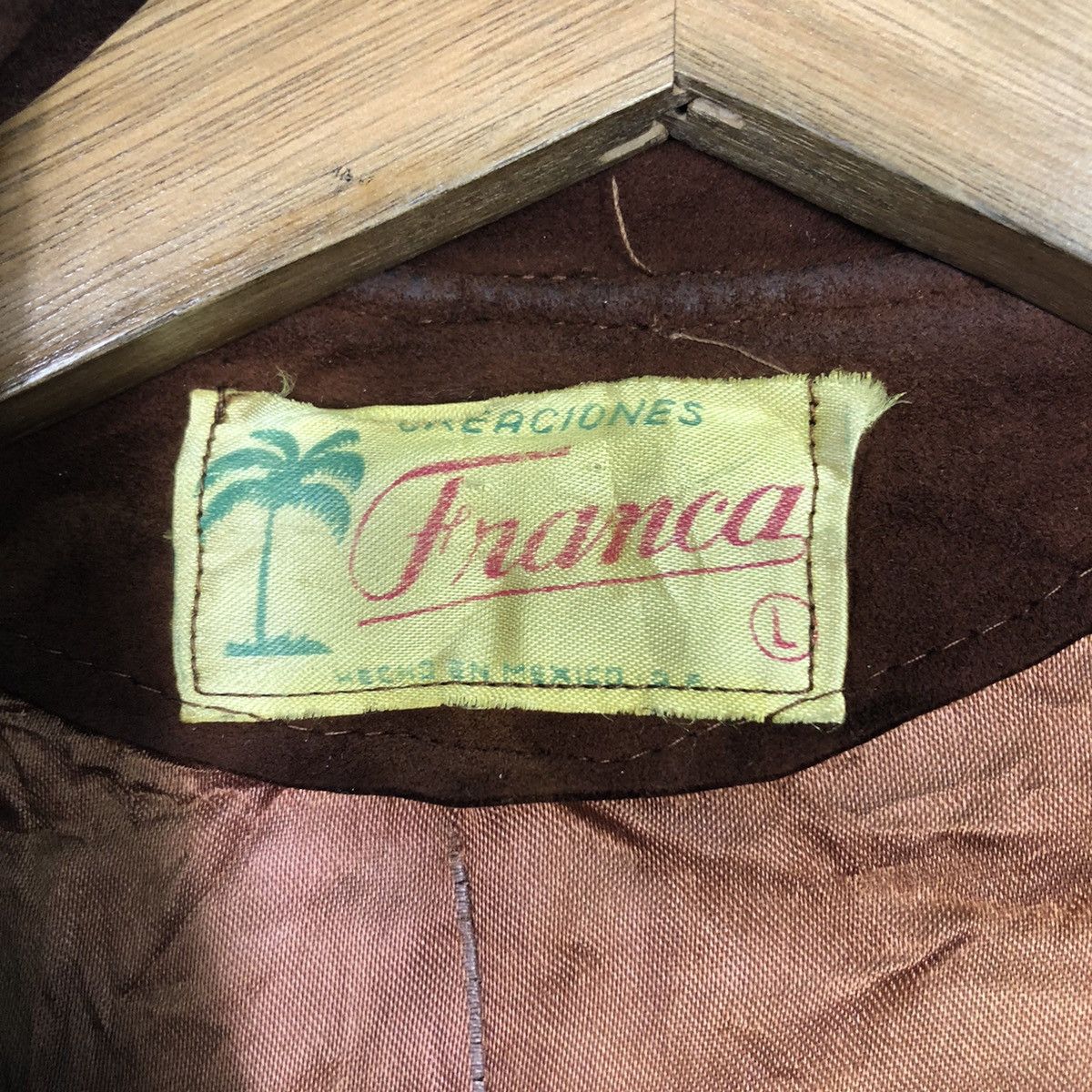 Other 📌Vintage Biker Leather Jacket Western Design Franca Size US L / EU 52-54 / 3 - 18 Thumbnail