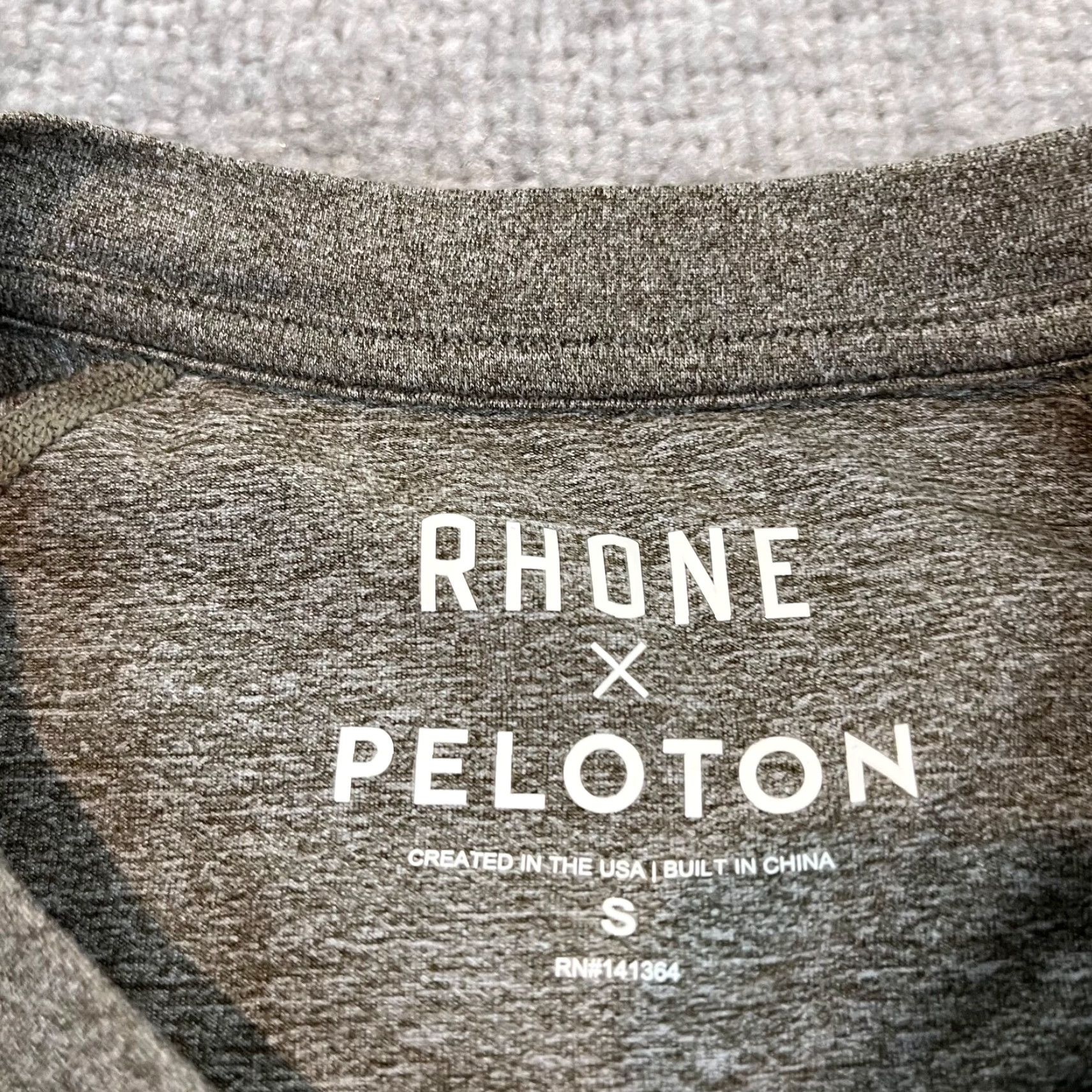 Rhone Rhone Shirt Mens Small Heather Brownish Gray Peloton Training Gym Casual Activewear Pullover Short Sleeve Crew Neck Size US S / EU 44-46 / 1 - 4 Thumbnail