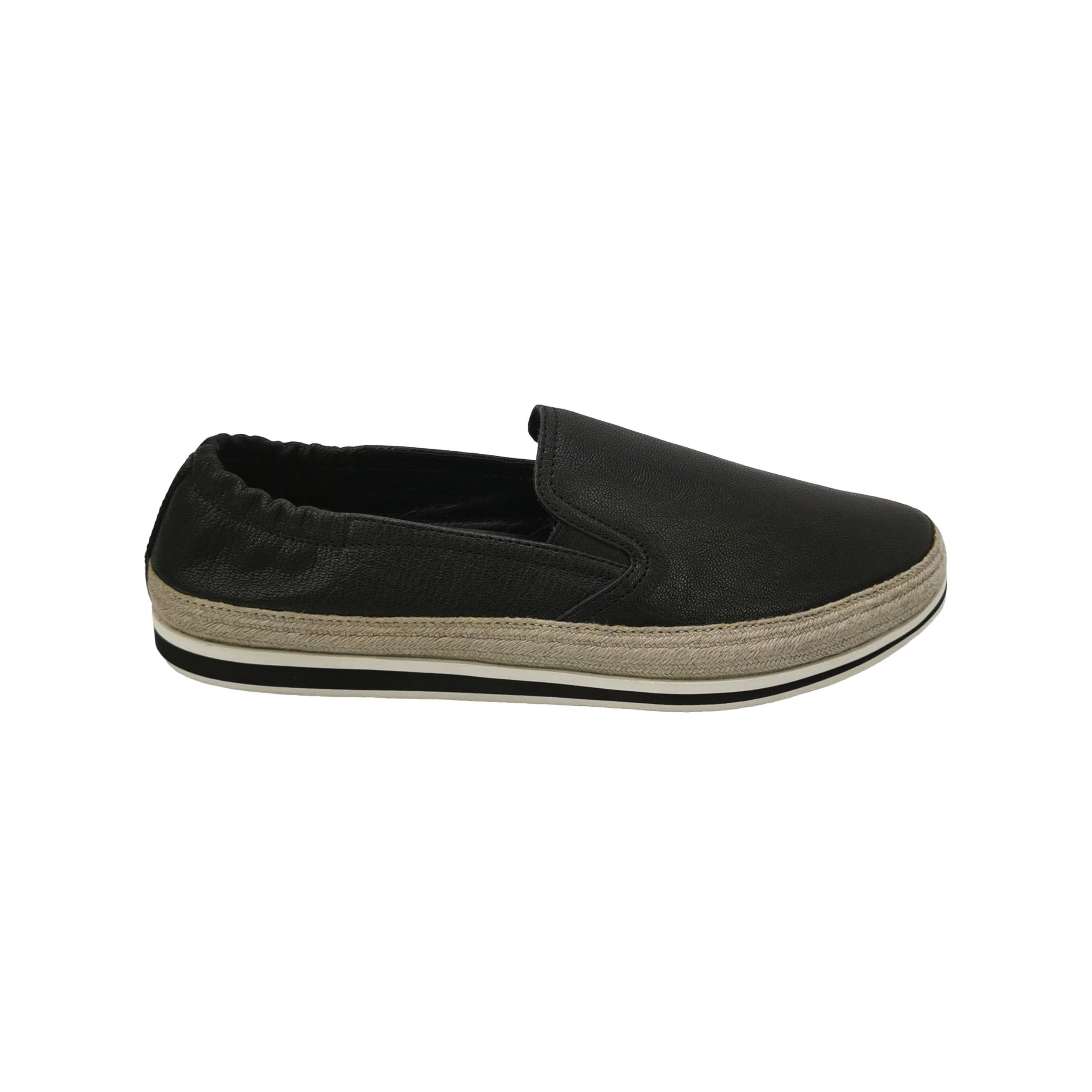 Prada Prada Leather Espadrille Slip Ons 42.5 Size US 9 / EU 42 - 1 Thumbnail