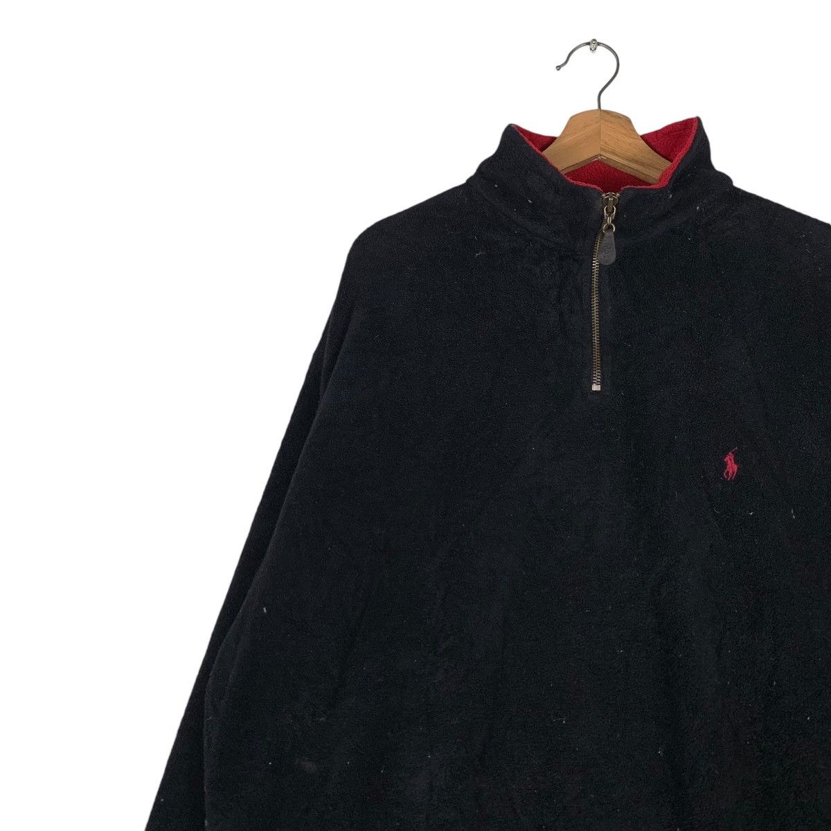 Polo Ralph Lauren POLO RALPH LAUREN Half Zip Turtleneck Fleece #1416-C64 Size US XL / EU 56 / 4 - 6 Thumbnail