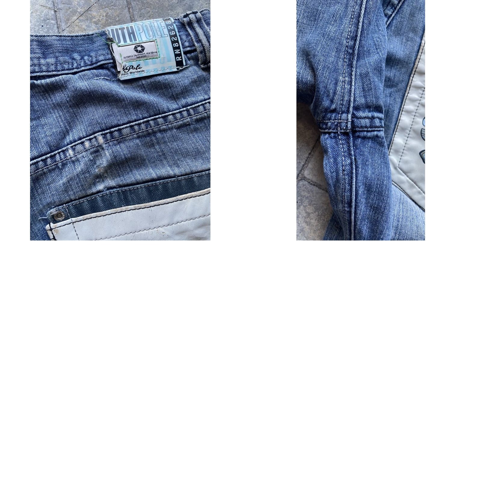 Southpole Southpole Denim Shorts Jorts Y2K Men’s 36 Blue Back Pocket Designs Flaws Wear Grunge 90s Hip Hop Mens Size US 36 / EU 52 - 10 Thumbnail