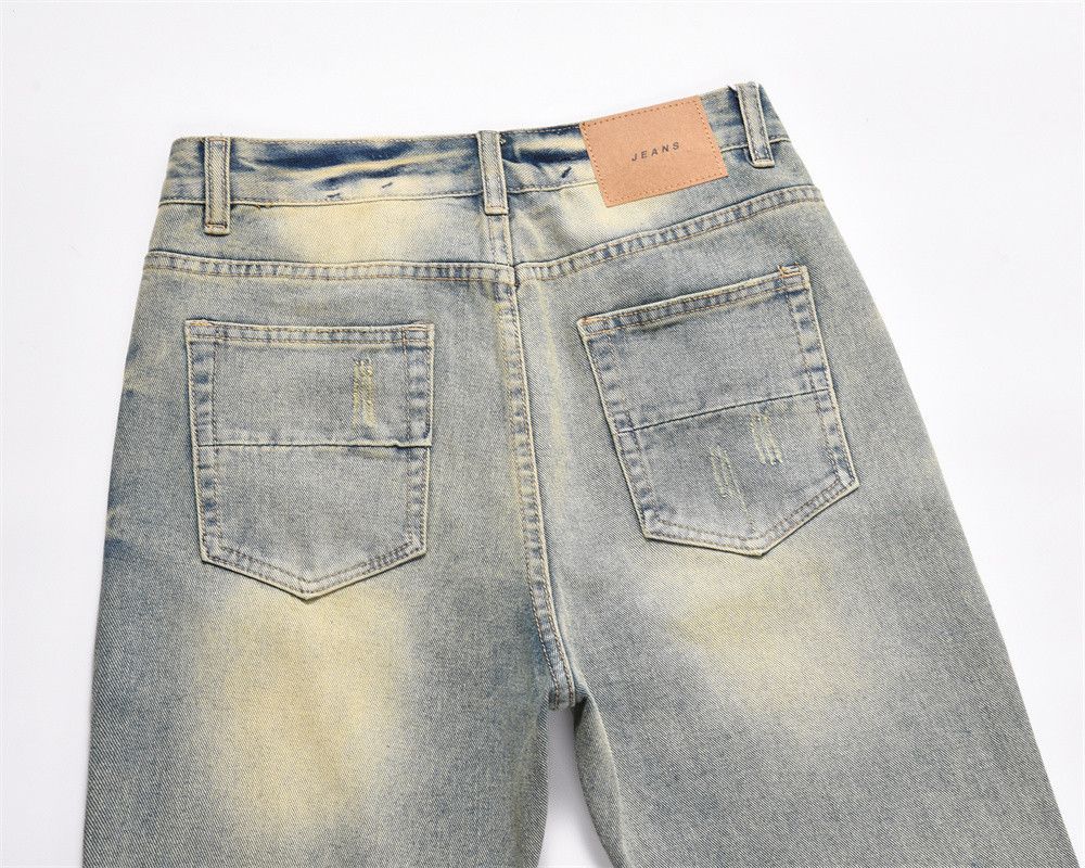 Japanese Brand × Jean Distressed Loose Flared Jeans Size US 27 - 9 Thumbnail