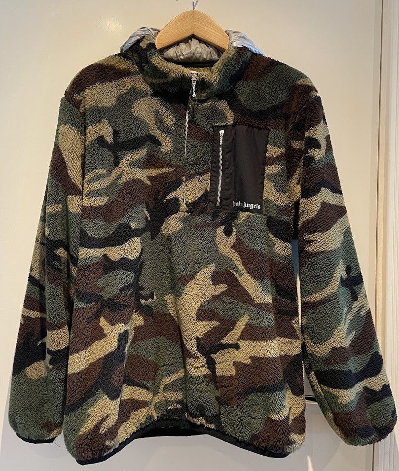Palm Angels Palm Angels Camo Fleece - Size M / RARE Size US M / EU 48-50 / 2 - 1 Thumbnail