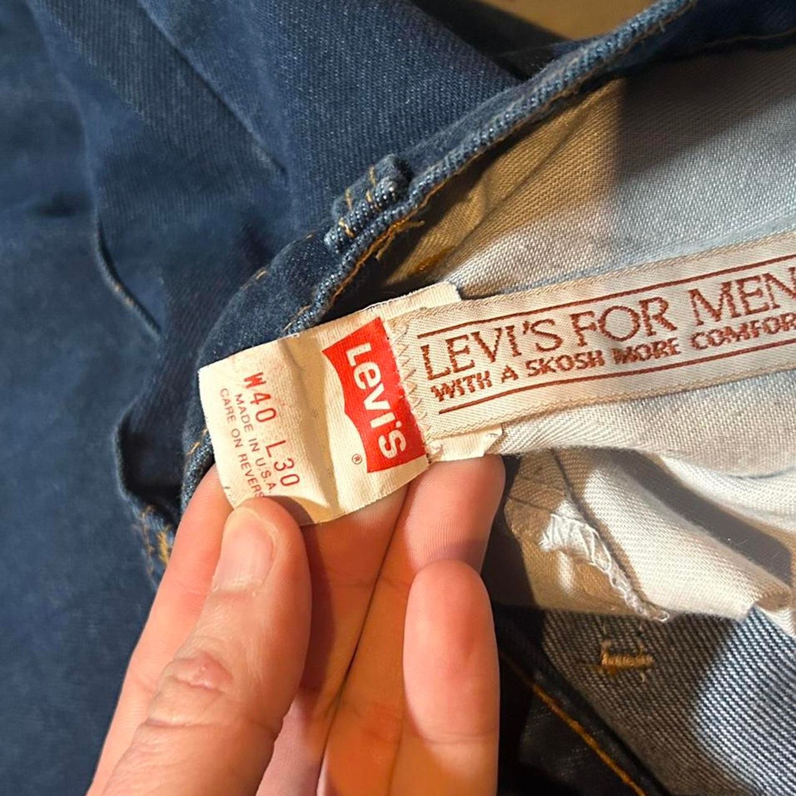 Levi's 80s blue levis 560 jeans Size US 40 / EU 56 - 4 Thumbnail